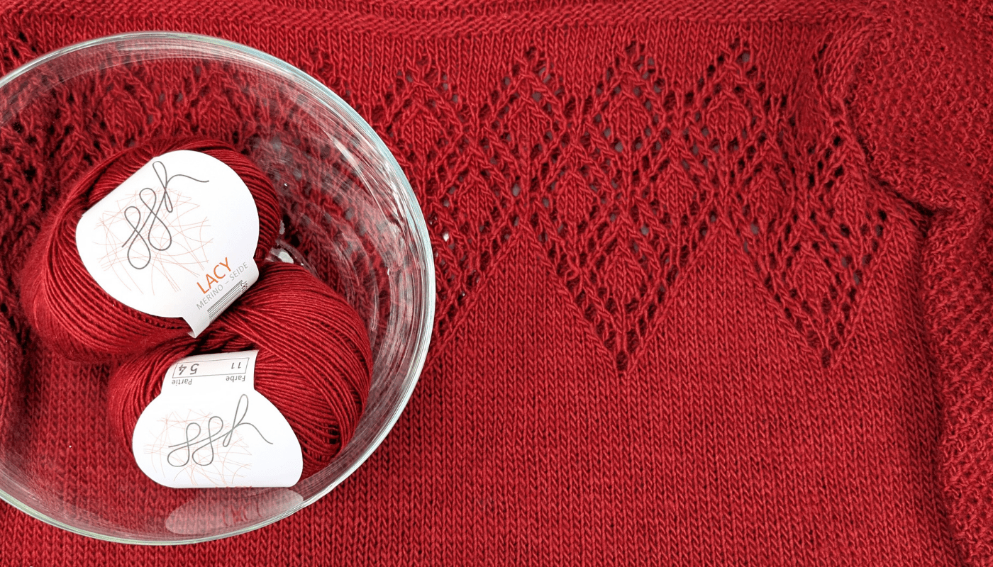 Lochmuster stricken mit dem perfekten Lacegarn: ggh LACY - ggh Wolle