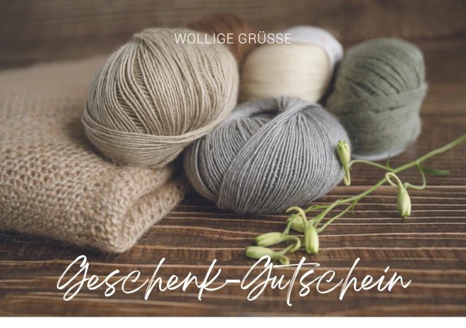 Digitale Geschenk-Gutscheine – per E-Mail verschickt - ggh Wolle