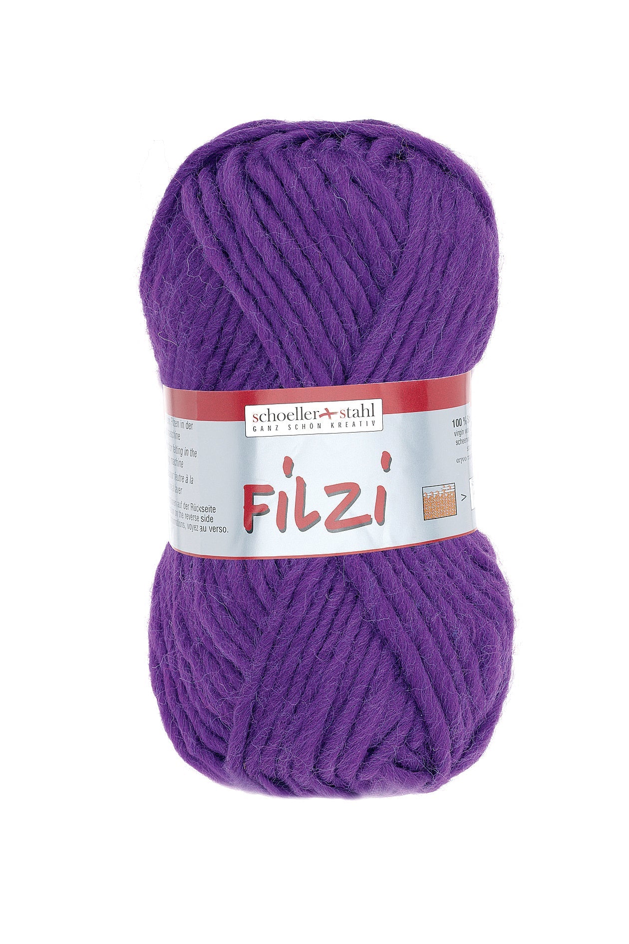FILZI 50g | Farbe 17 - AUBERGINE - ggh Wolle