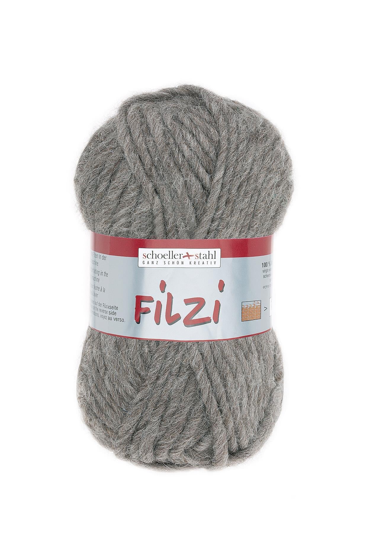 FILZI 50g | Farbe 35 - BRAUN - MELIERT - ggh Wolle
