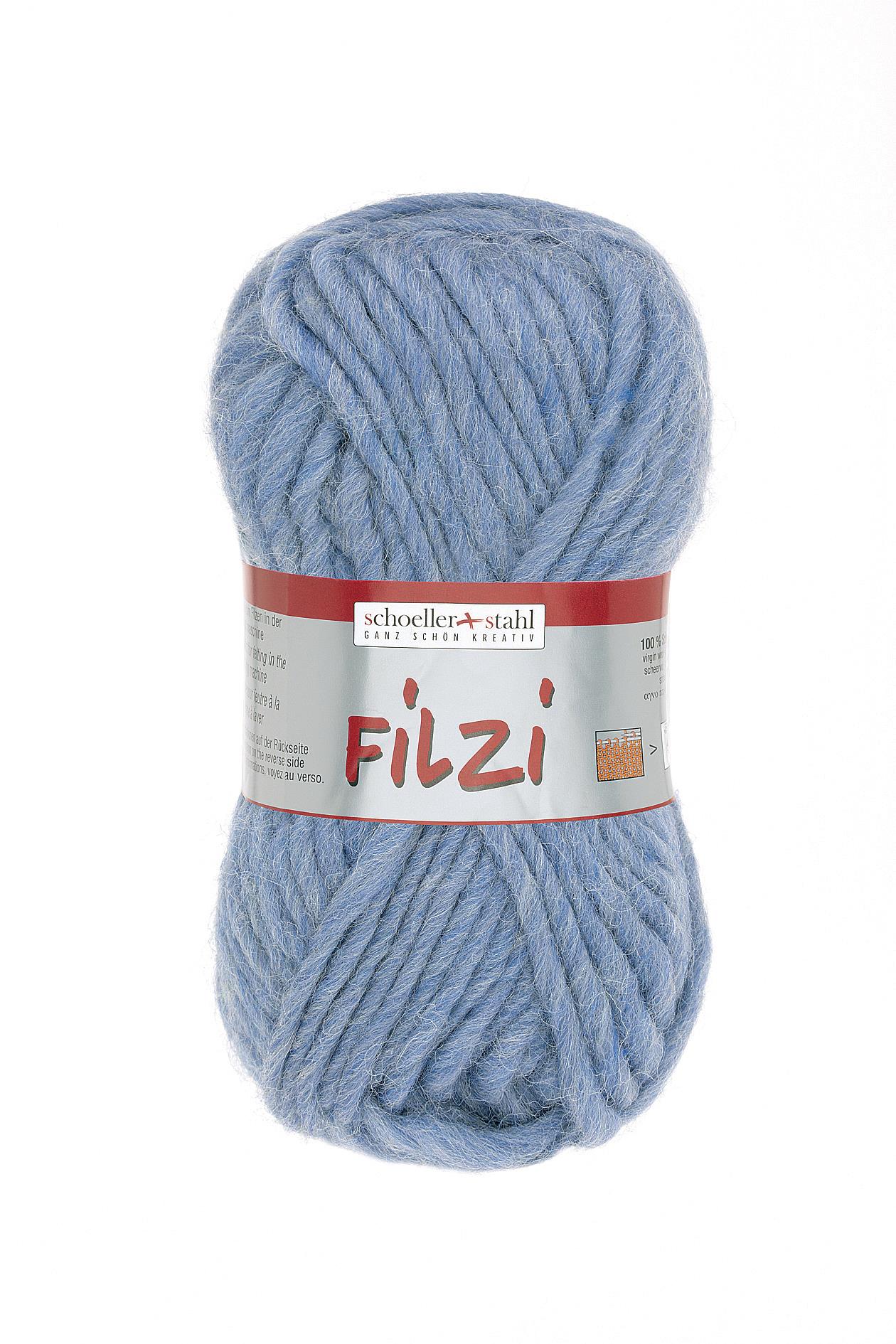 FILZI 50g | Farbe 38 - JEANS - MELIERT - ggh Wolle