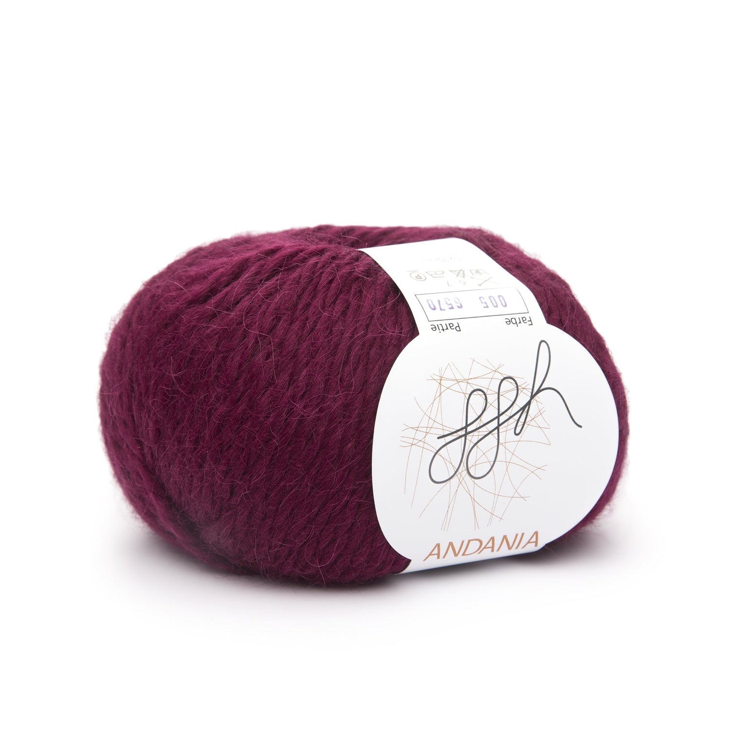ggh Andania | 005 - Aubergine - ggh Wolle