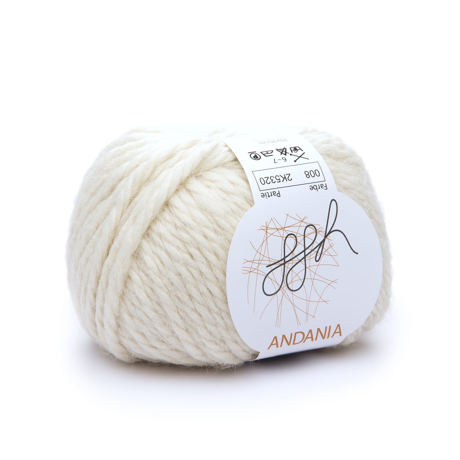 ggh Andania | 008 - Ecru - ggh Wolle