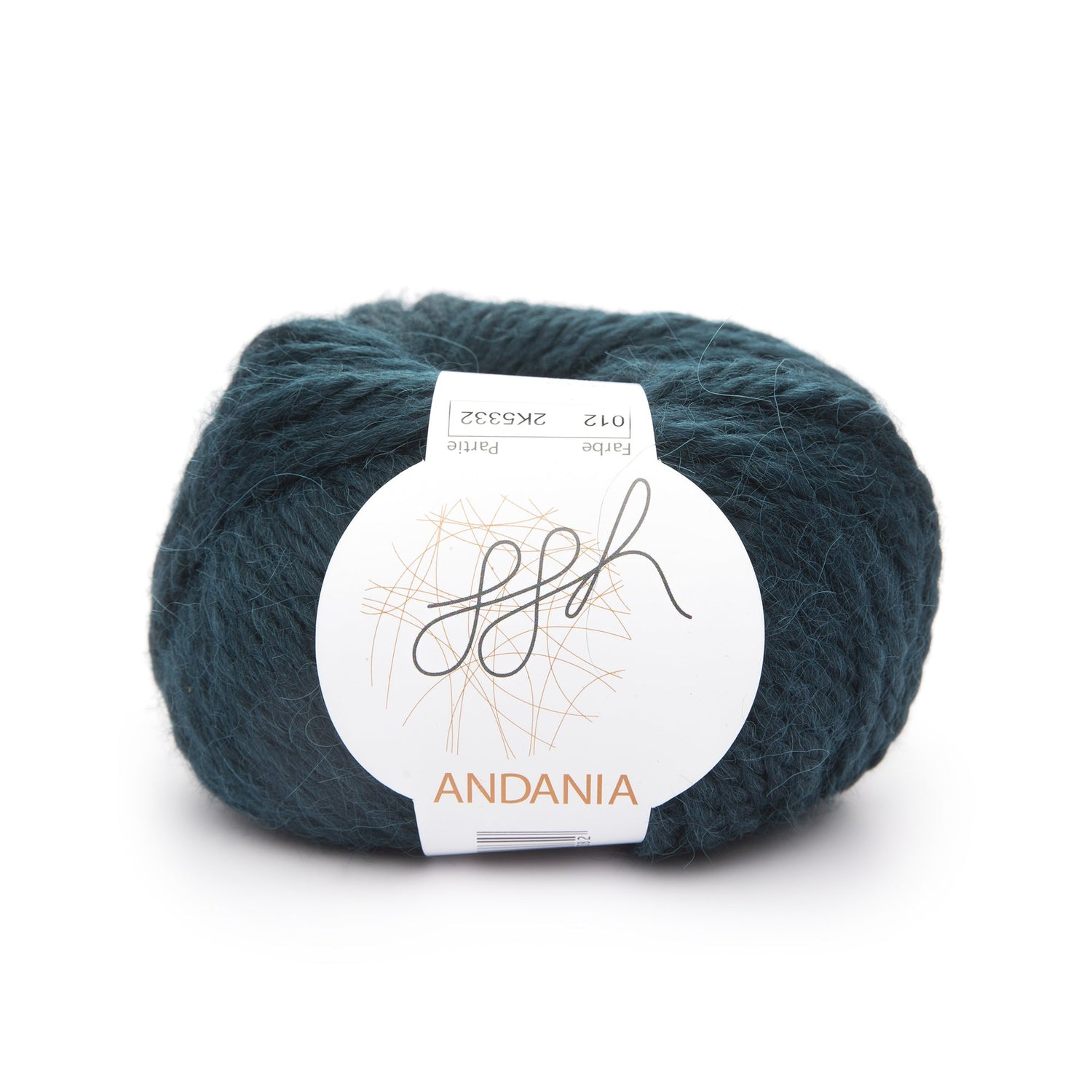 ggh Andania | 012 - Dunkles Glasgrün - ggh Wolle