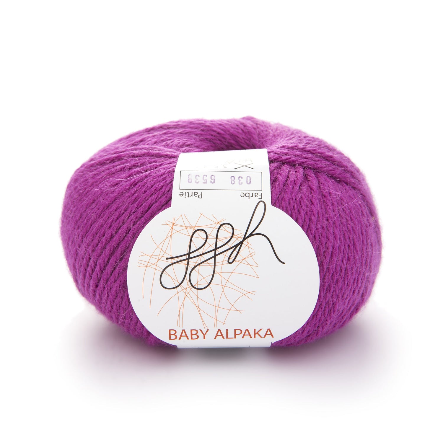 ggh Baby Alpaka Farbe | 100% Baby Alpaka Wolle | 100m/50g | 038 - Fuchsiarot - ggh Wolle