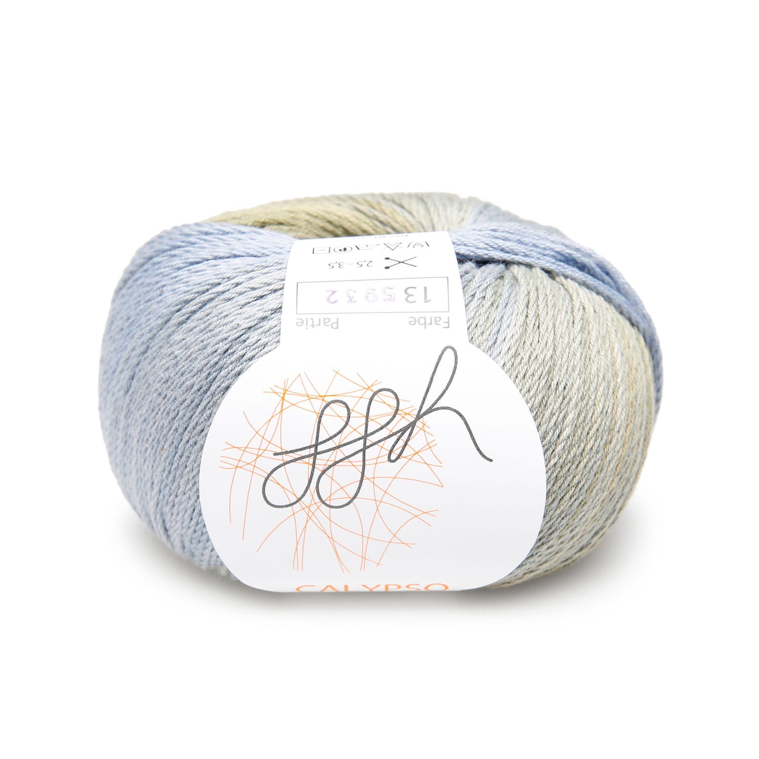 ggh Calypso | 013 - Himmelblau - Moosgrün - ggh Wolle