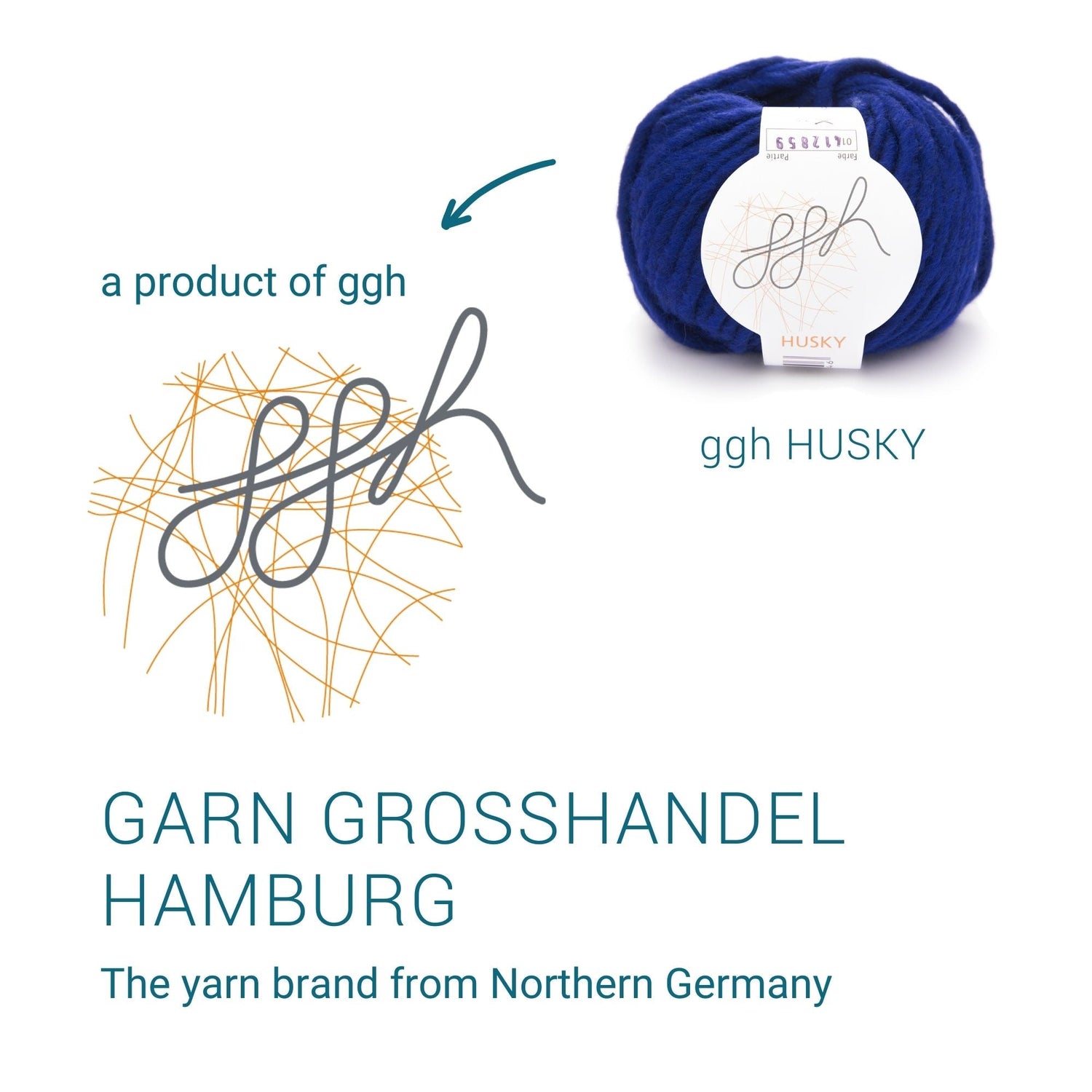 ggh Husky Box | 300g Set (6x50g) – 011 – Royalblau - ggh Wolle