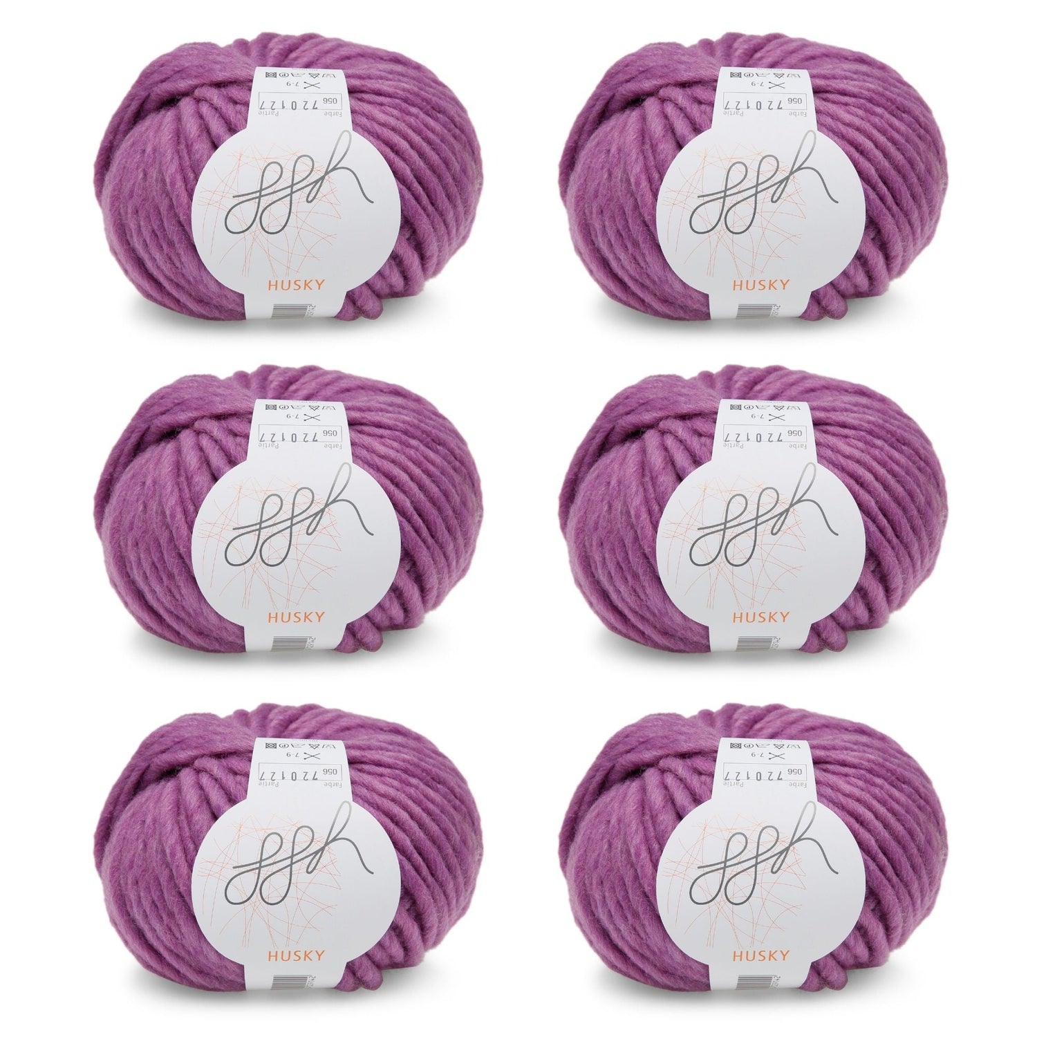 ggh Husky Box | 300g Set (6x50g) – 056 – Orchidee - ggh Wolle