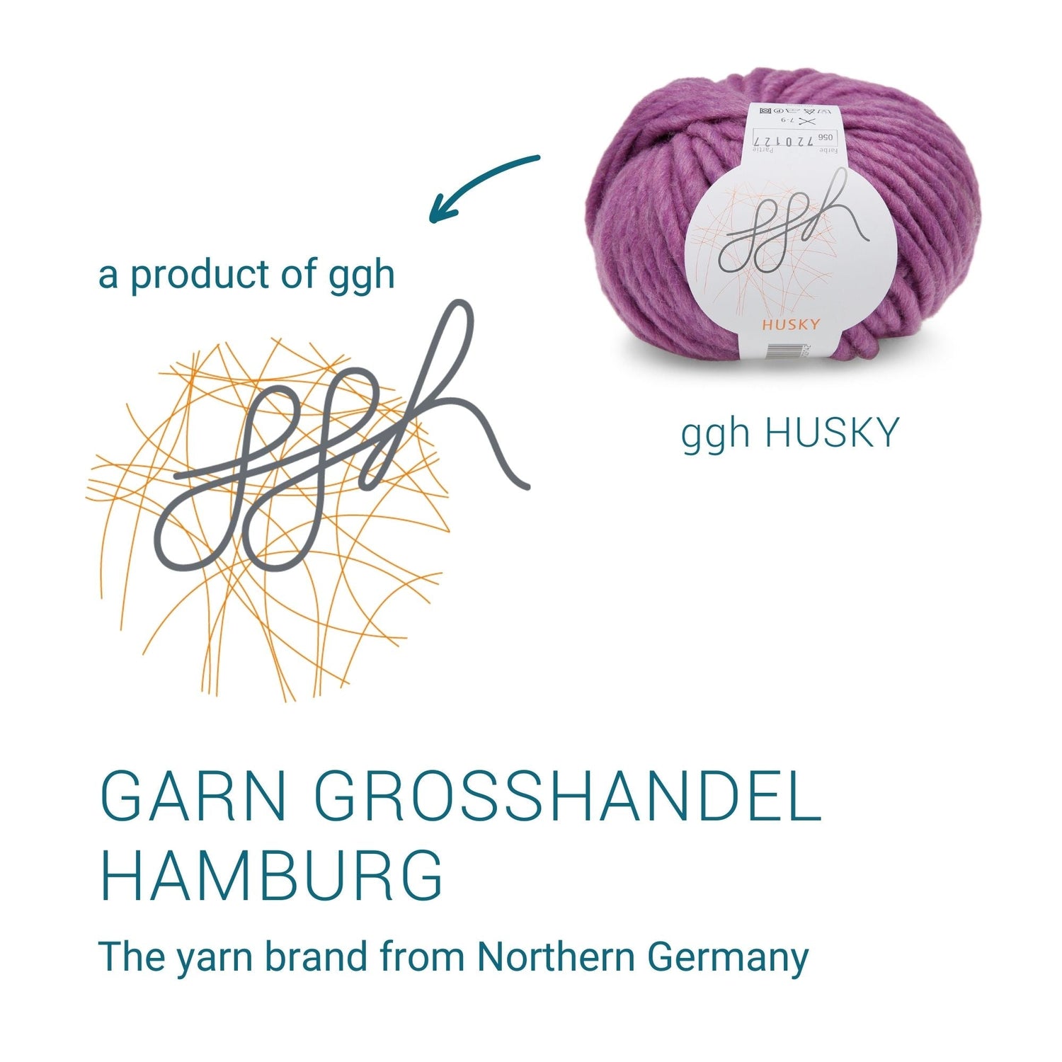 ggh Husky Box | 300g Set (6x50g) – 056 – Orchidee - ggh Wolle