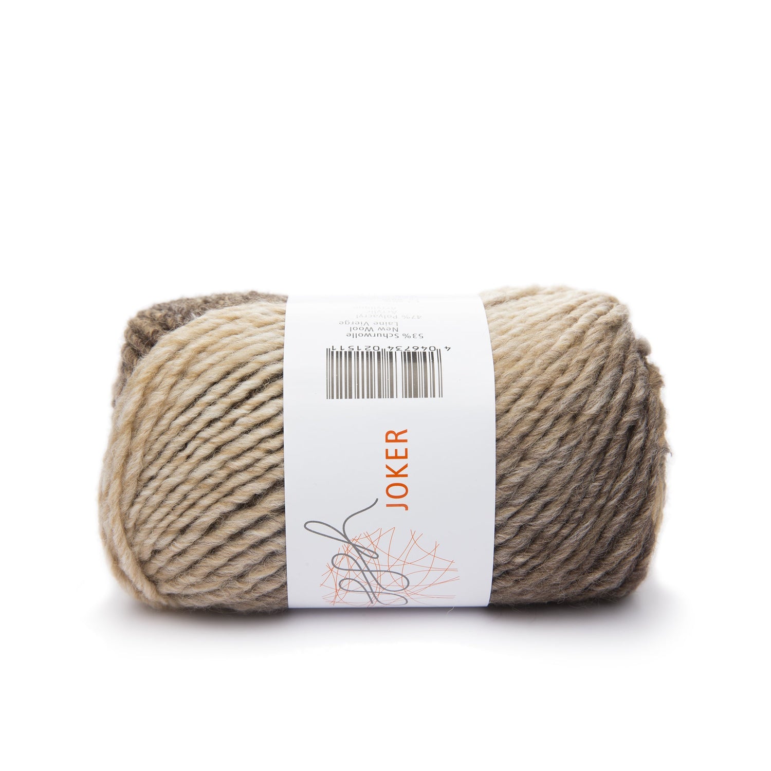 ggh Joker | 010 - Ecru - Braun meliert - ggh Wolle