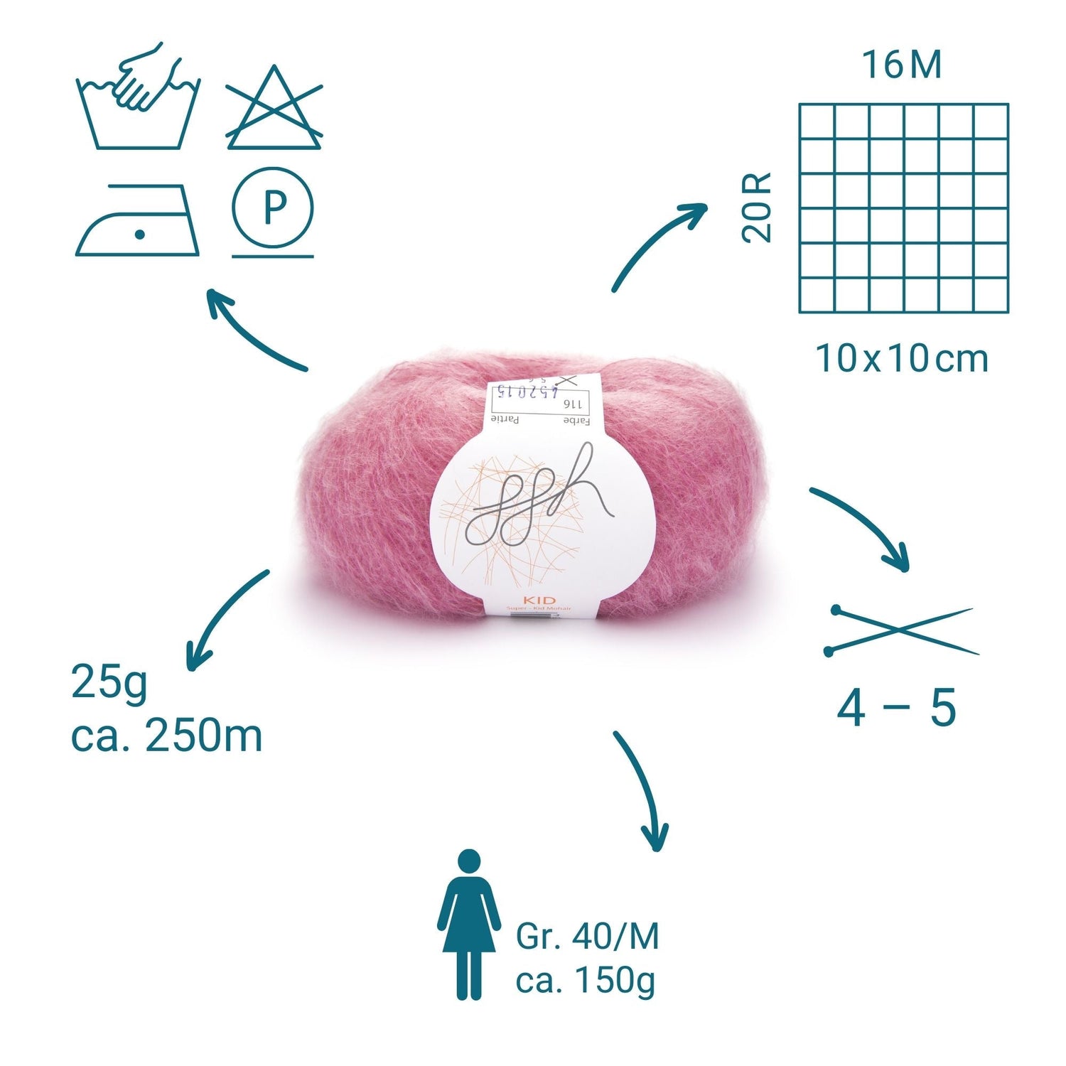 ggh Kid | 116 - Korallrosé - ggh Wolle