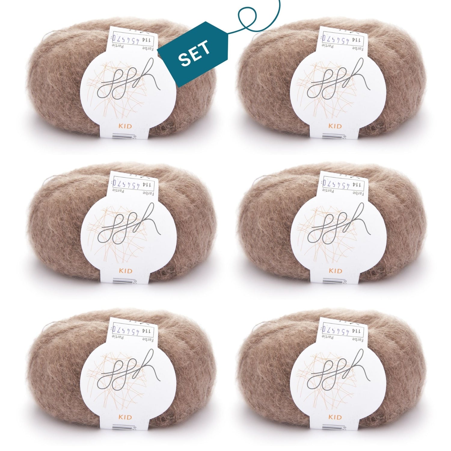 ggh Kid Box | 150g Set (6x25g)| 114 - Fuchs - ggh Wolle