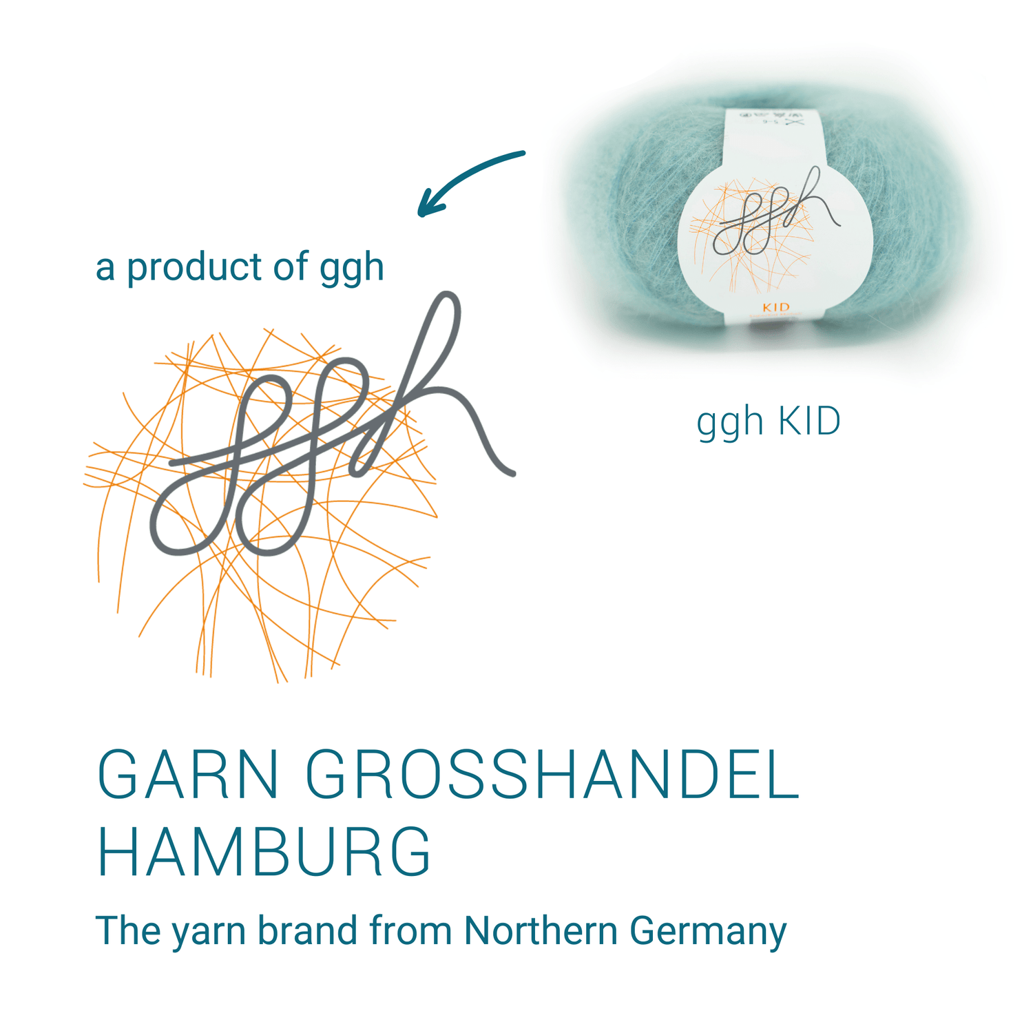 ggh Kid Box | 150g Set (6x25g)| 152 - Arktisblau - ggh Wolle