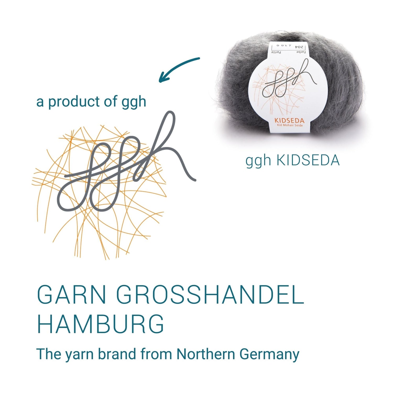 ggh Kidseda Box | 204 - Grau - Anthrazit meliert - ggh Wolle