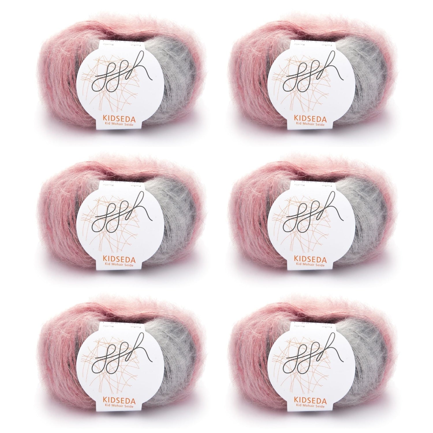 ggh Kidseda Box | 205 - Lachs - Grau meliert - ggh Wolle