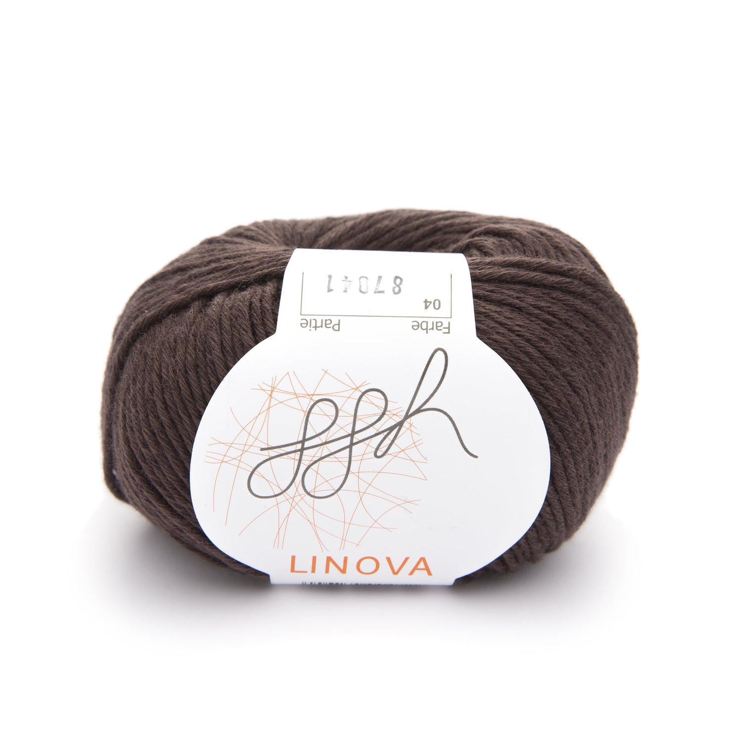 ggh Linova | 100% Baumwolle | 100/50g | 004 - Schokolade - ggh Wolle