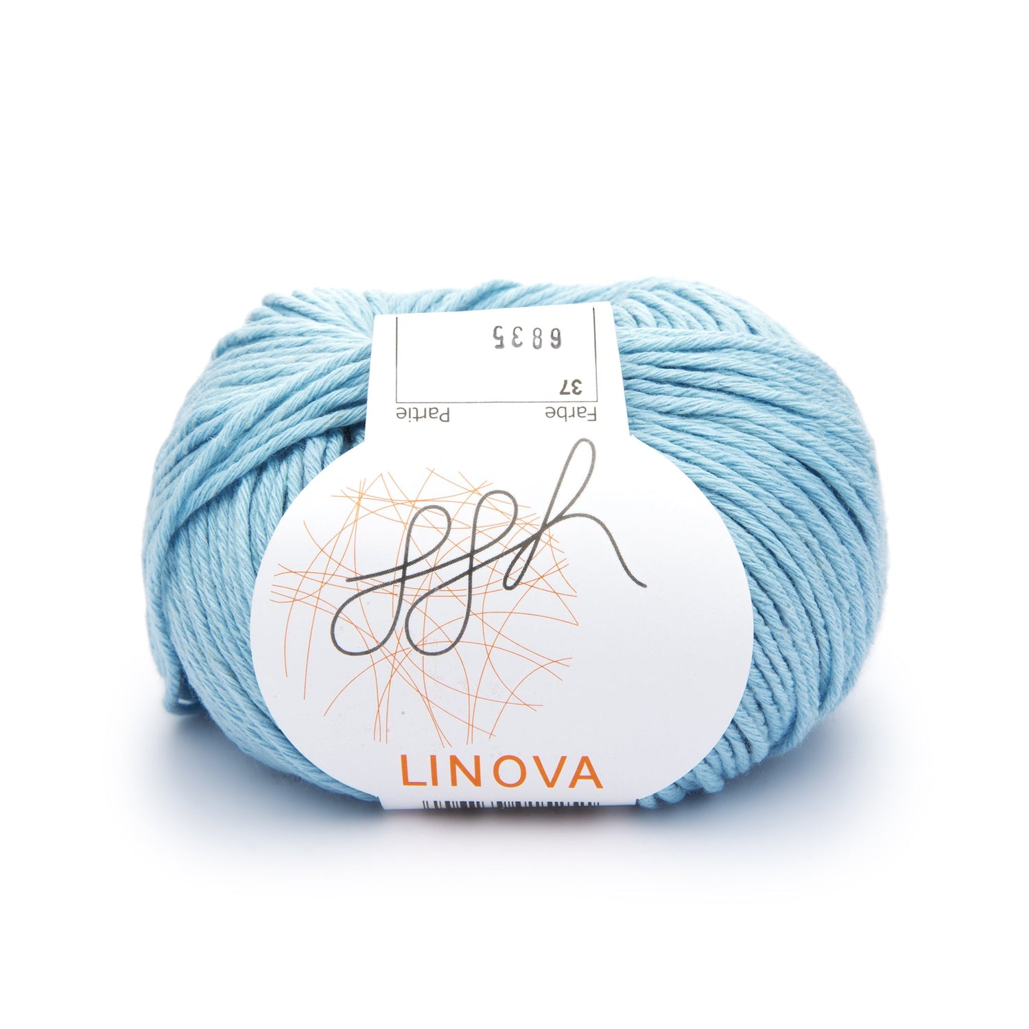 ggh Linova | 100% Baumwolle | 100/50g | 037 - Kristallblau - ggh Wolle