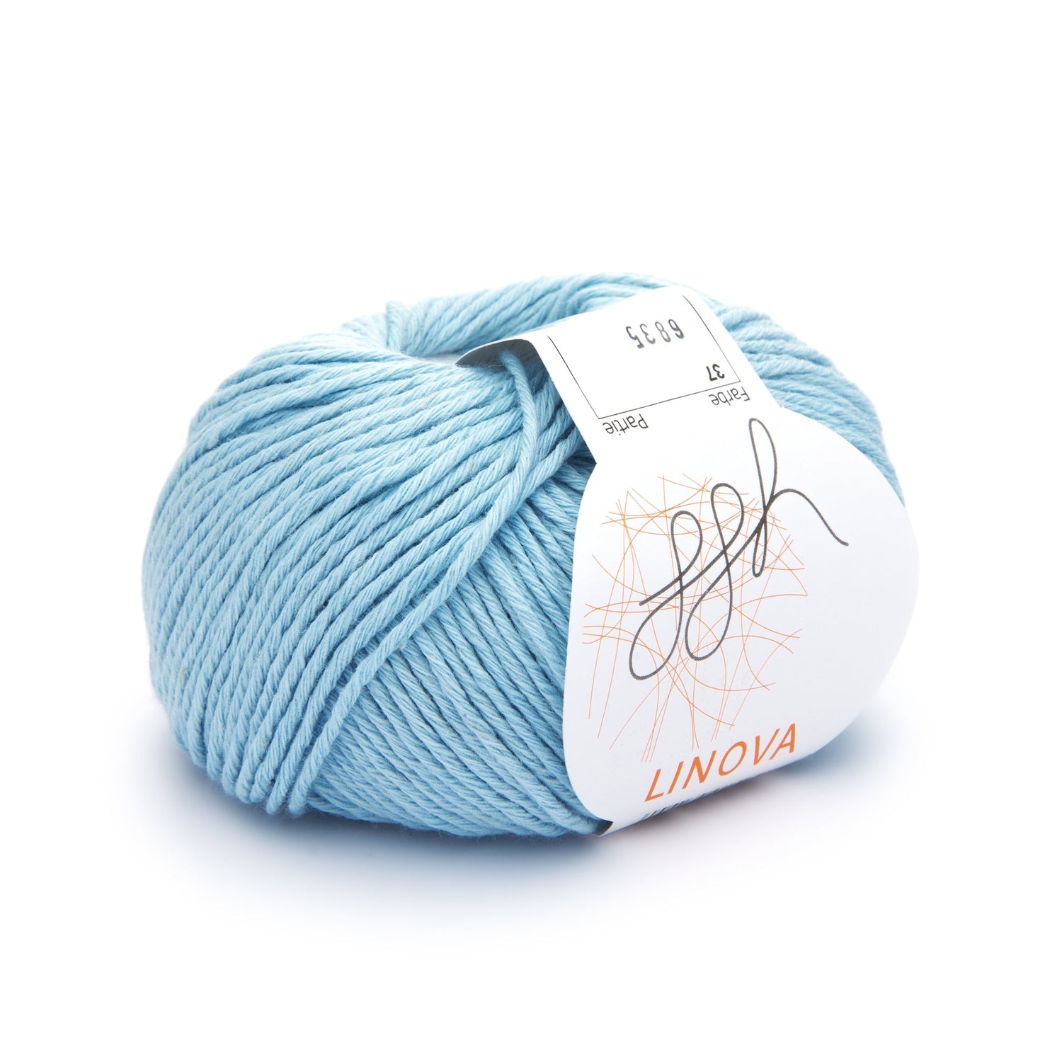ggh Linova | 100% Baumwolle | 100/50g | 037 - Kristallblau - ggh Wolle