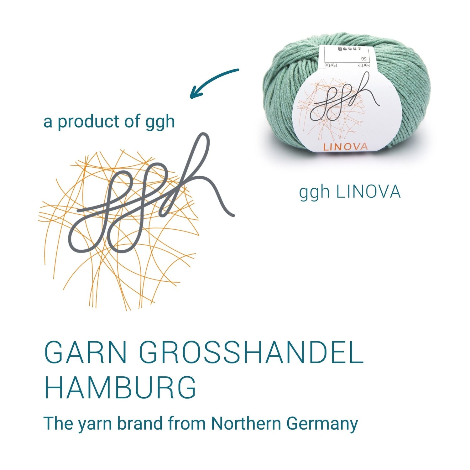 ggh Linova | 100% Baumwolle | 100m/50g | 058 - Blassgrün - ggh Wolle