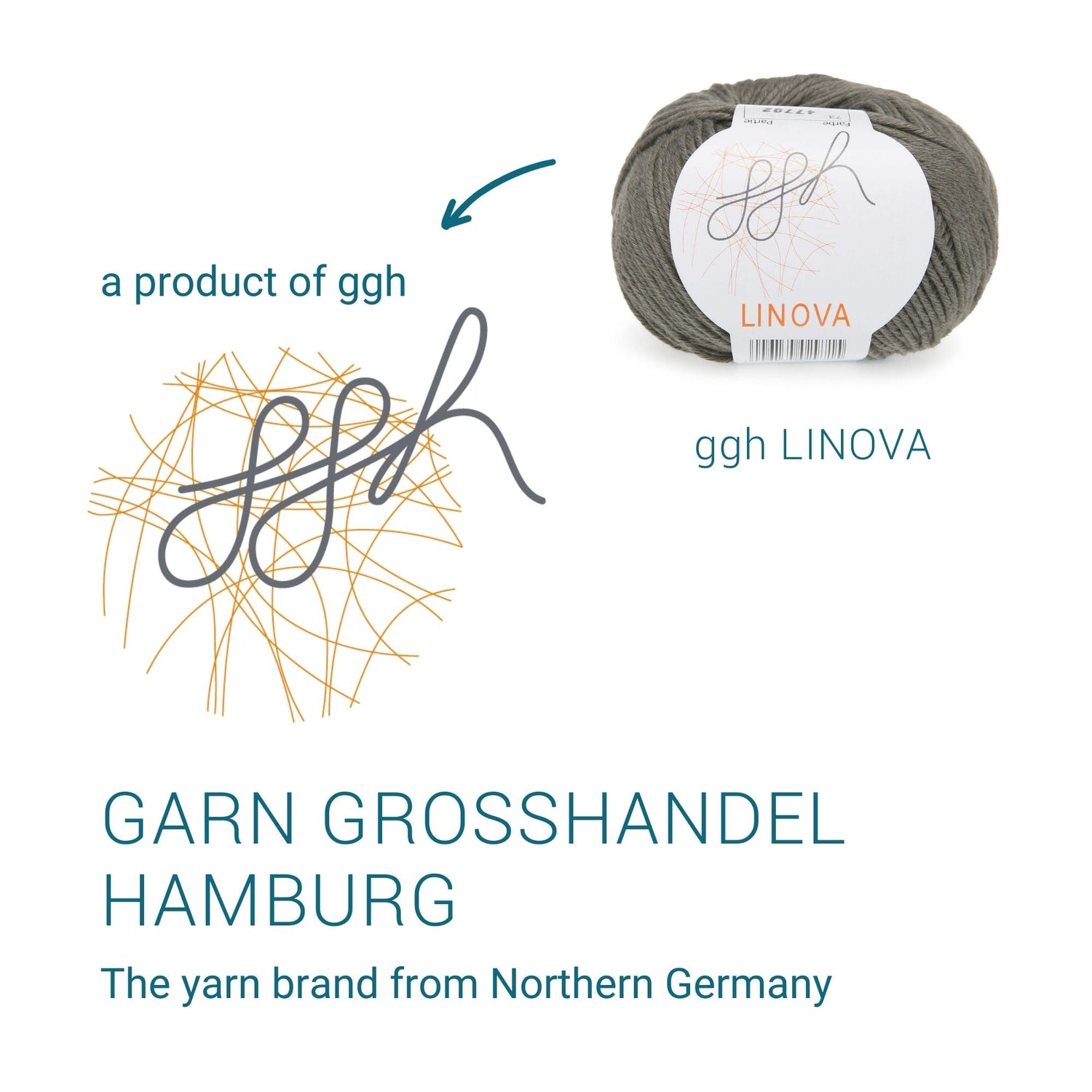 ggh Linova | 100% Baumwolle | 100m/50g | 073 - Khaki - ggh Wolle