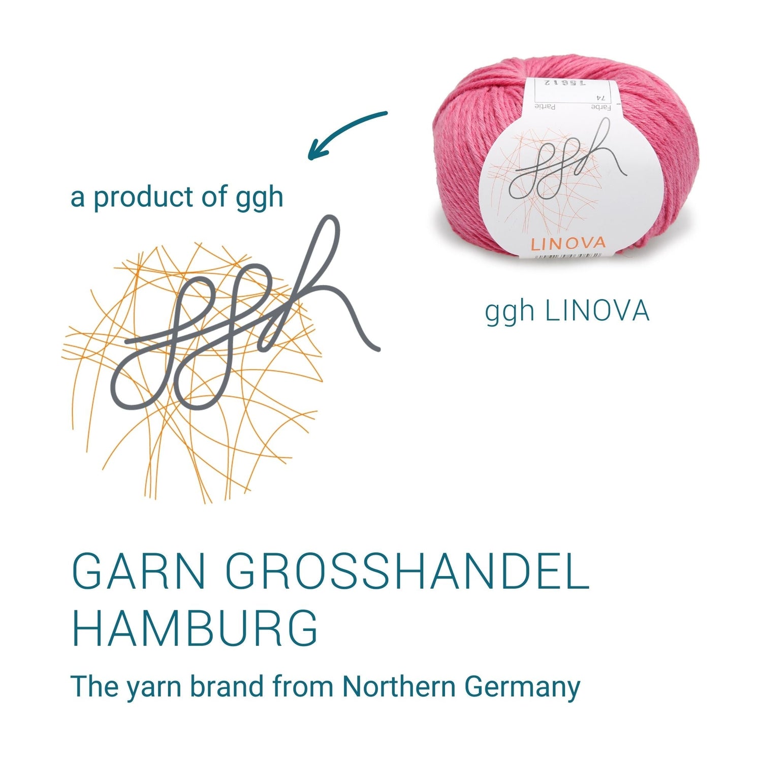 ggh Linova | 100% Baumwolle | 100m/50g | 074 - Hot Pink - ggh Wolle