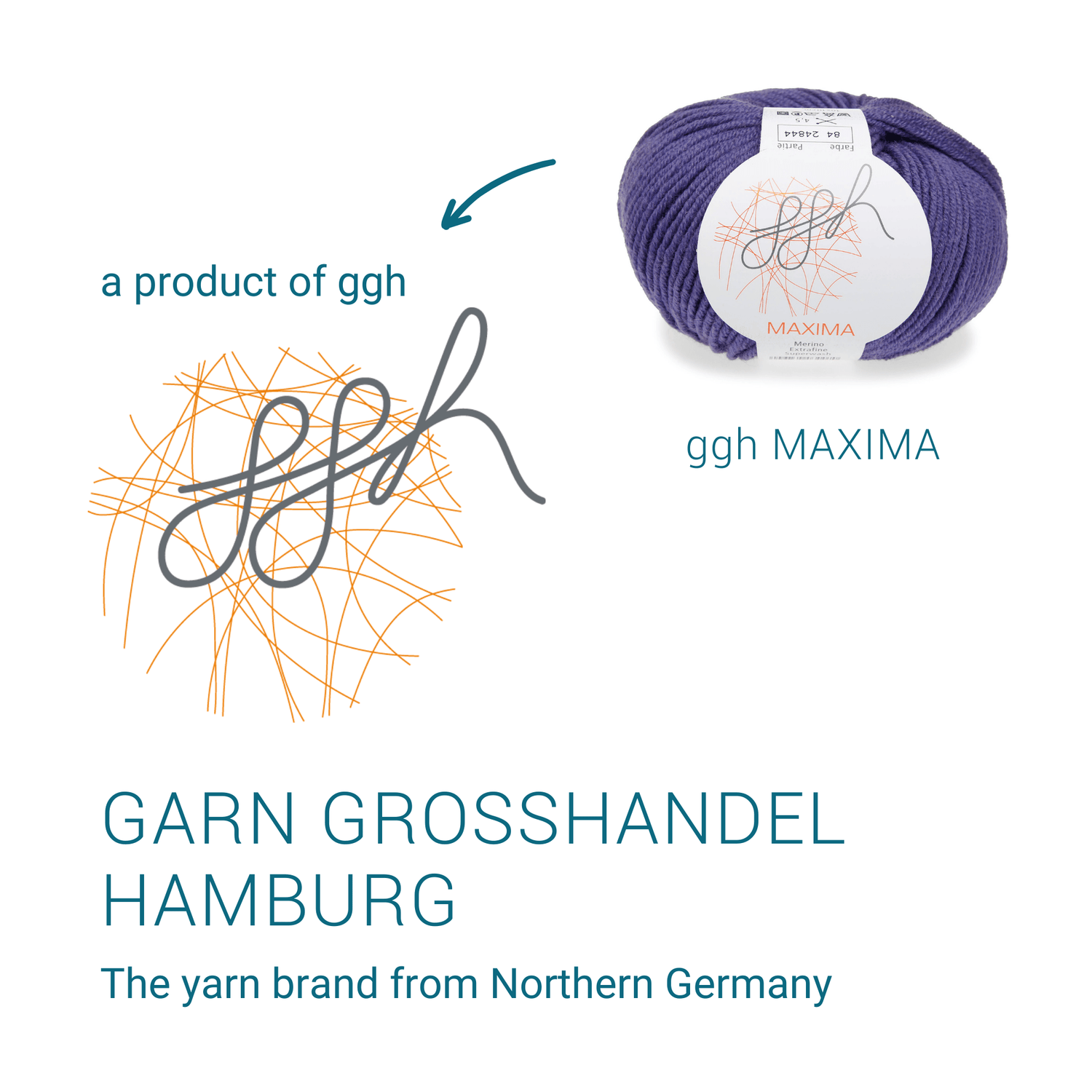 ggh Maxima Box | 300g Set (6x50g) – 084 – Lila - ggh Wolle