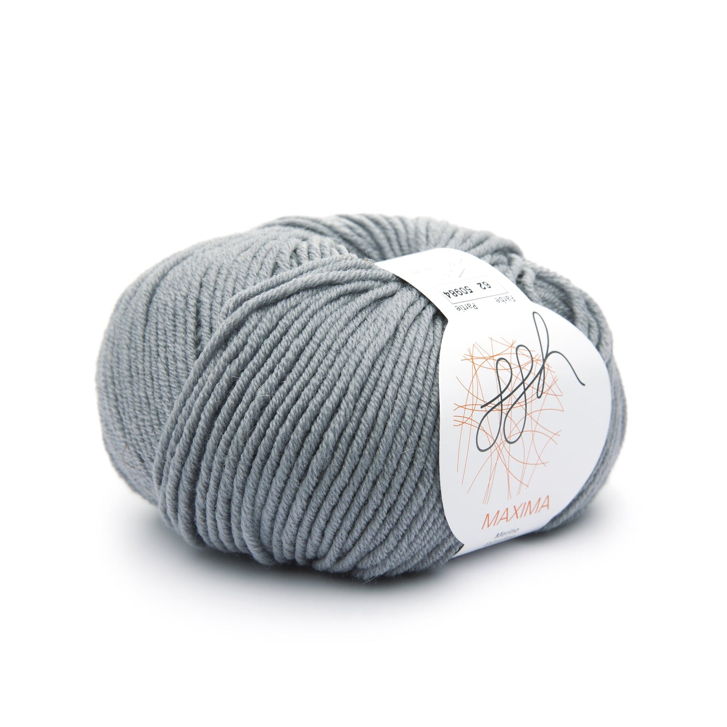ggh Maxima | Merinowolle | 110m/50g | 062 - Stahlgrau - ggh Wolle