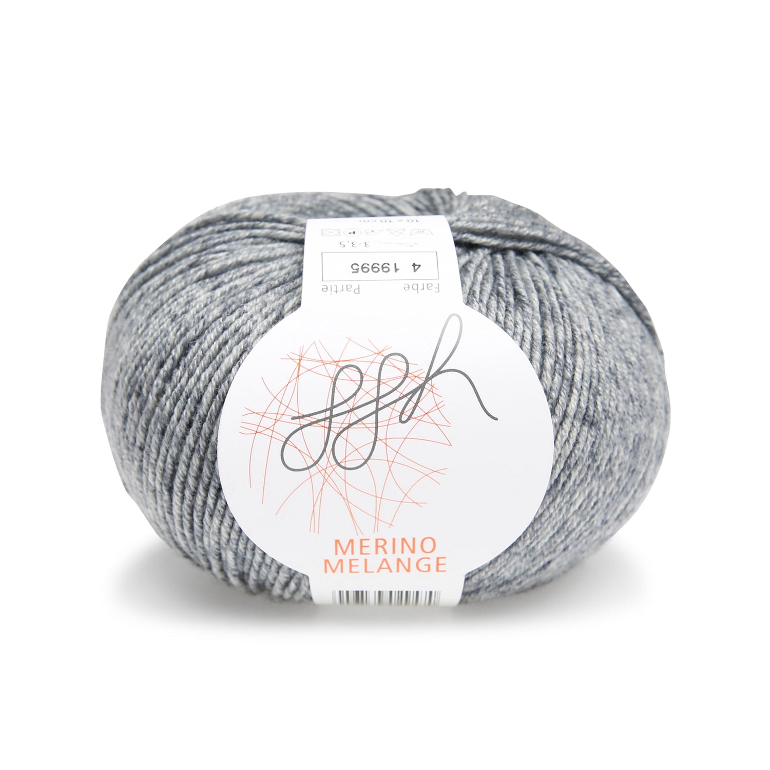 ggh Merino Melange | 004 - Hellgrau meliert - ggh Wolle