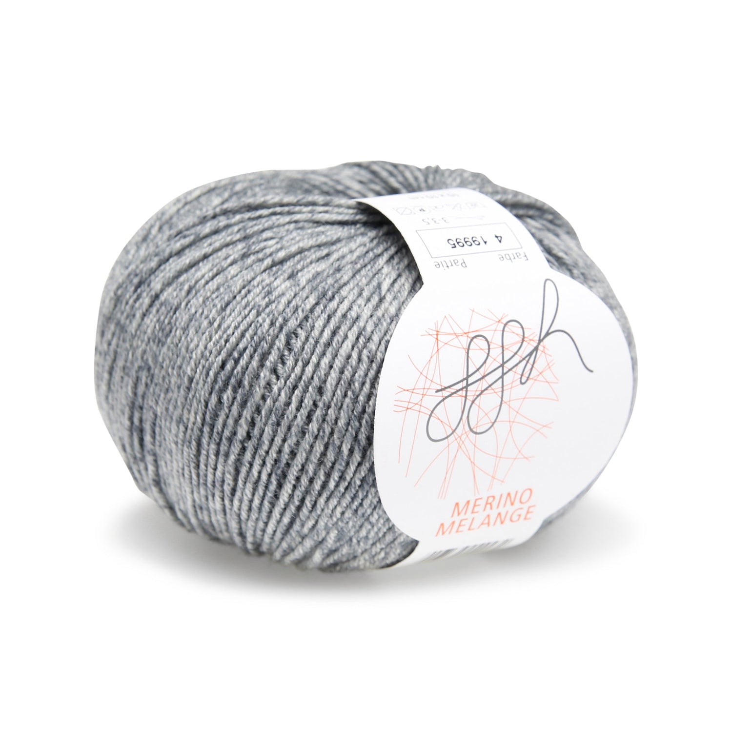 ggh Merino Melange | 004 - Hellgrau meliert - ggh Wolle