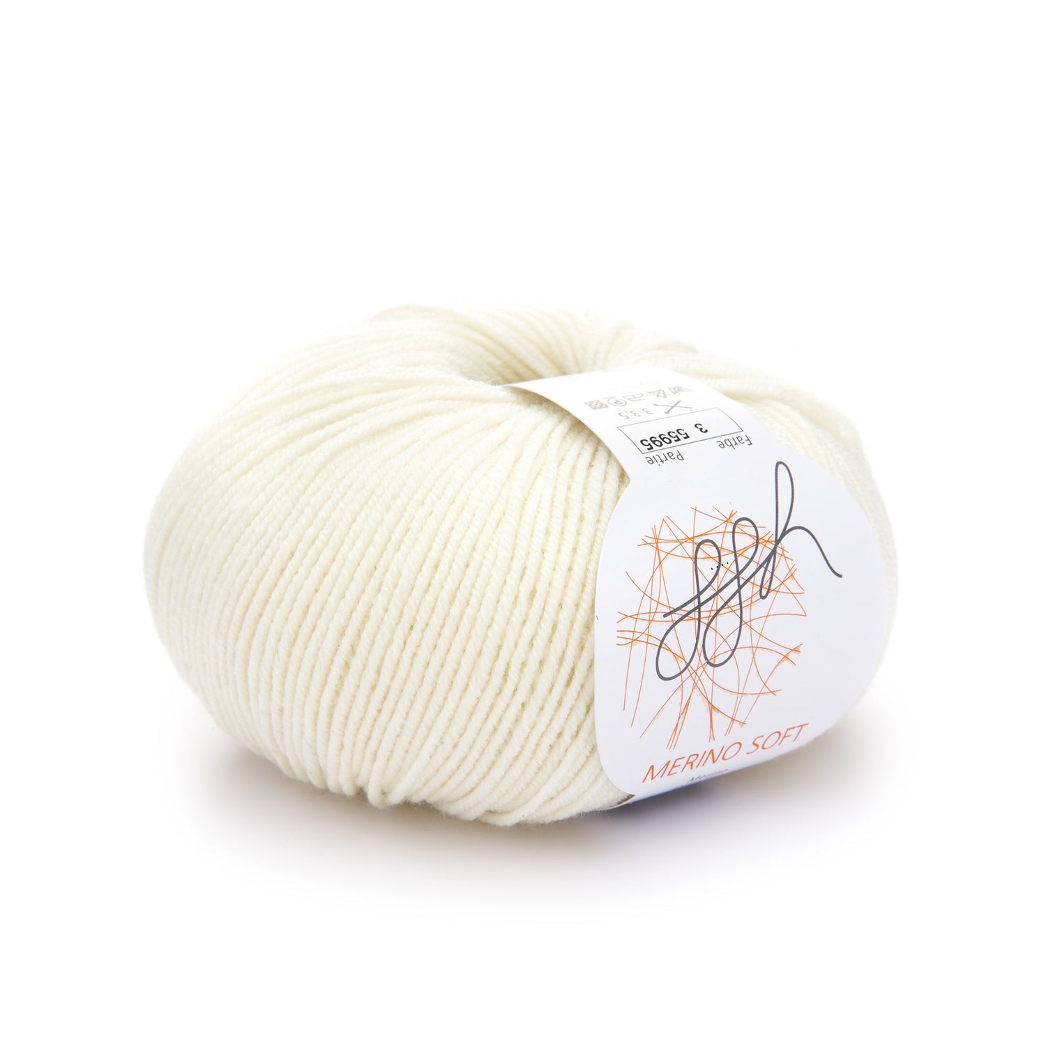 ggh Merino Soft | Merinowolle | 170m/50g | 003 - Wollweiß - ggh Wolle