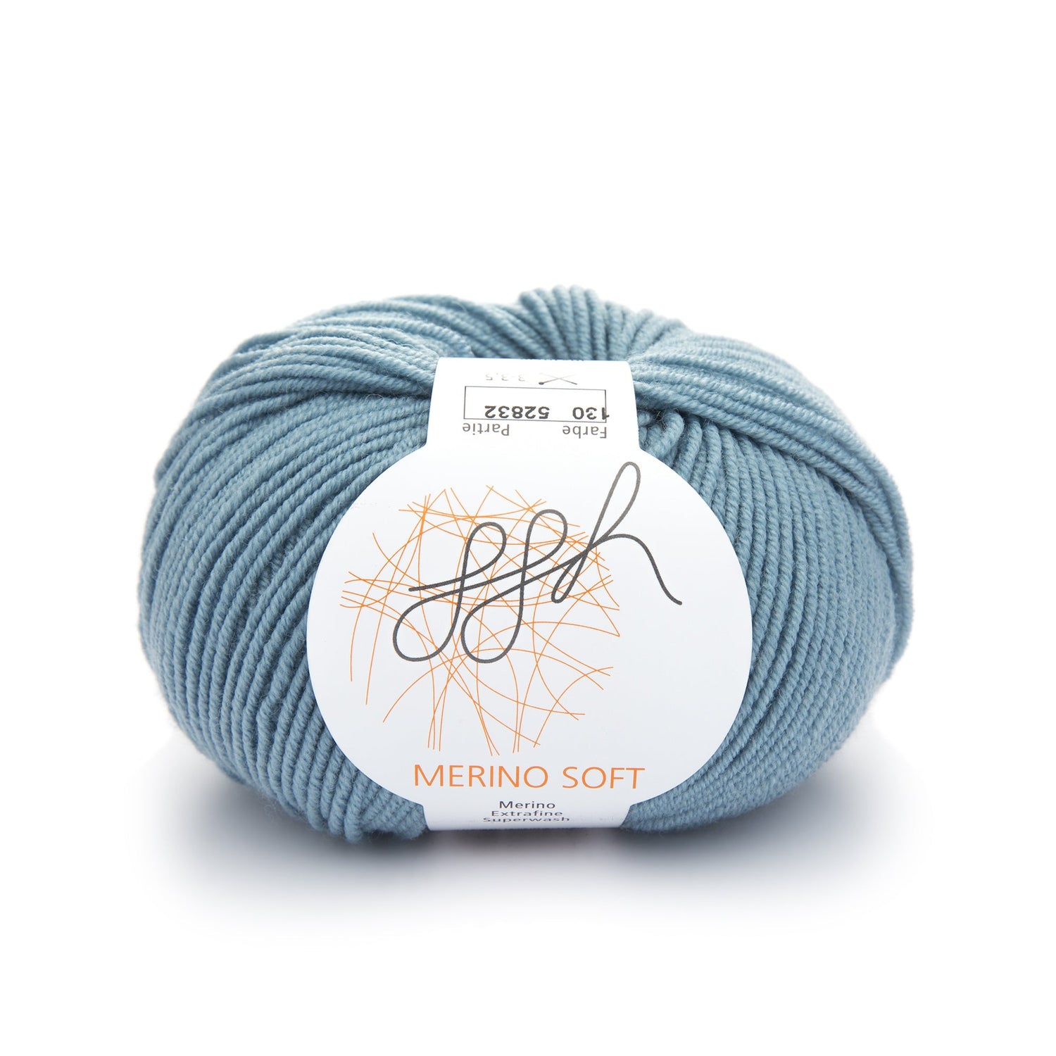 ggh Merino Soft | Merinowolle | 170m/50g | 130 - Arktikblau - ggh Wolle