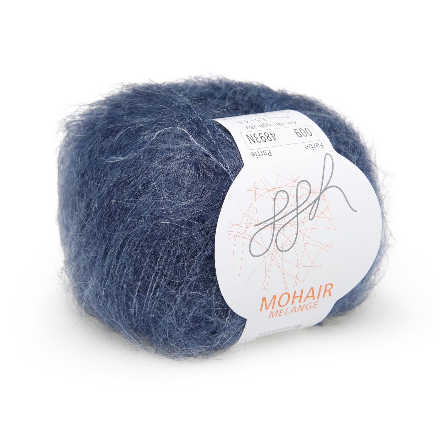 ggh Mohair Melange | 009 - Mittelblau - ggh Wolle