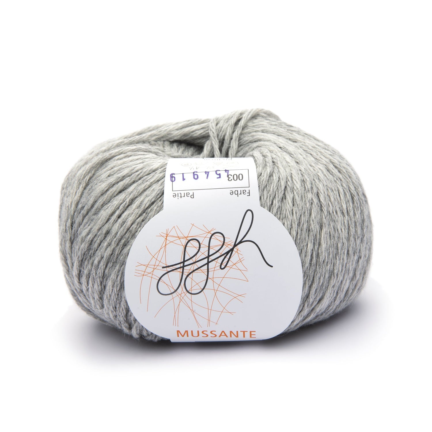 ggh Mussante | 003 - Hellgrau meliert - ggh Wolle