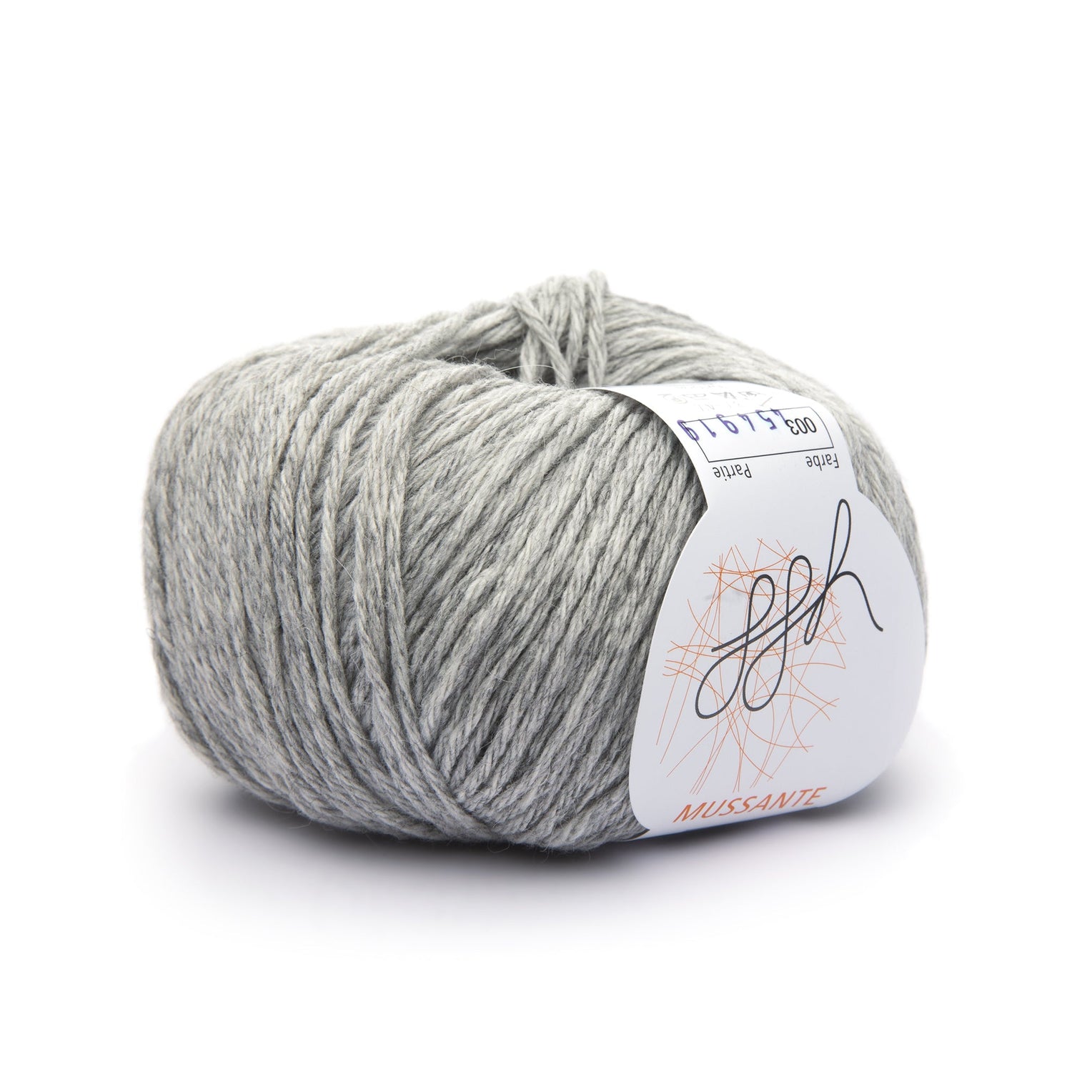 ggh Mussante | 003 - Hellgrau meliert - ggh Wolle