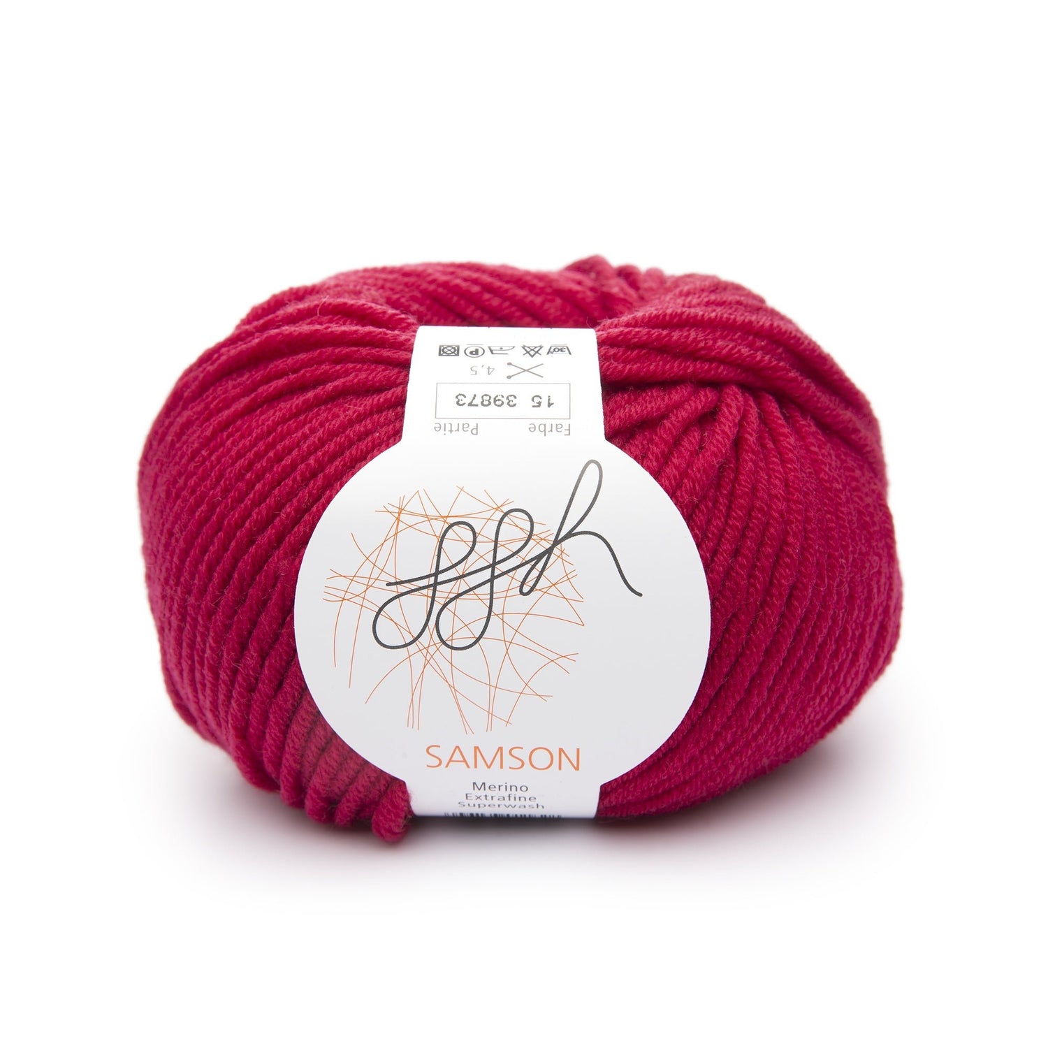 ggh Samson | Merinowolle | 85m/50g | 015 - Chilirot - ggh Wolle