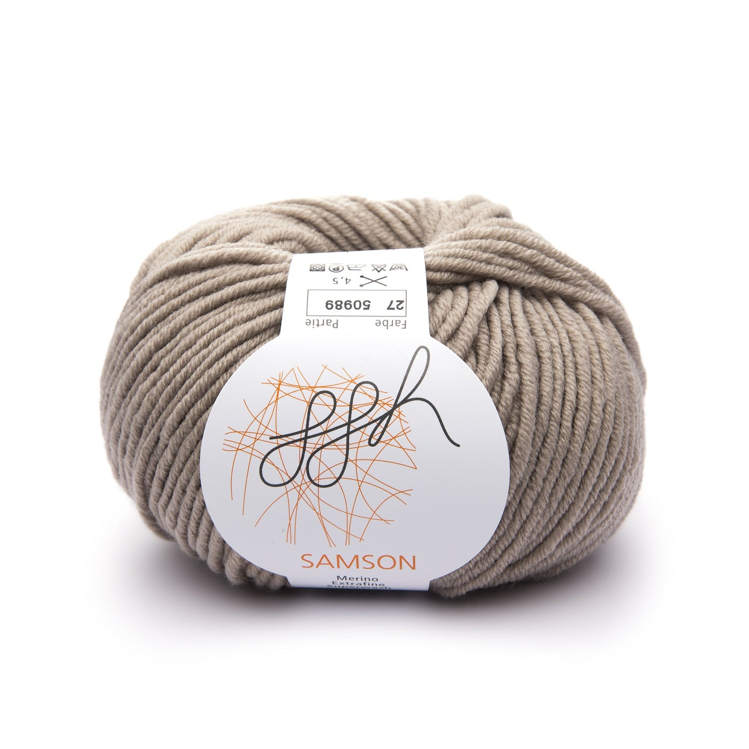 ggh Samson | Merinowolle | 85m/50g | 027 - Beige - ggh Wolle