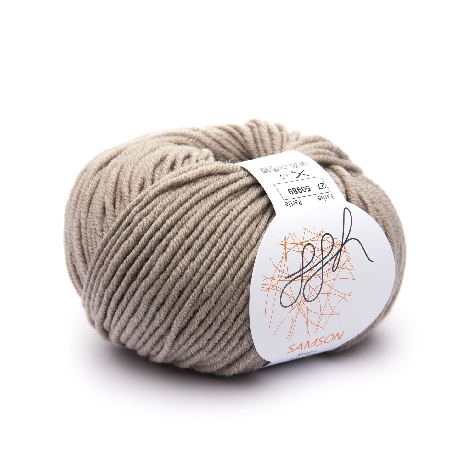 ggh Samson | Merinowolle | 85m/50g | 027 - Beige - ggh Wolle