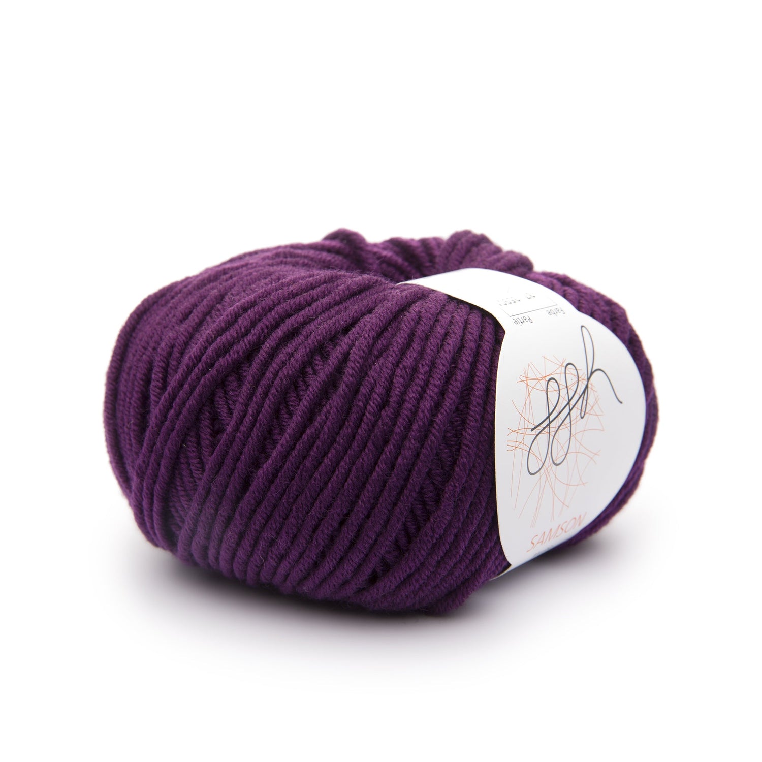 ggh Samson | Merinowolle | 85m/50g | 037 - Weintraube - ggh Wolle