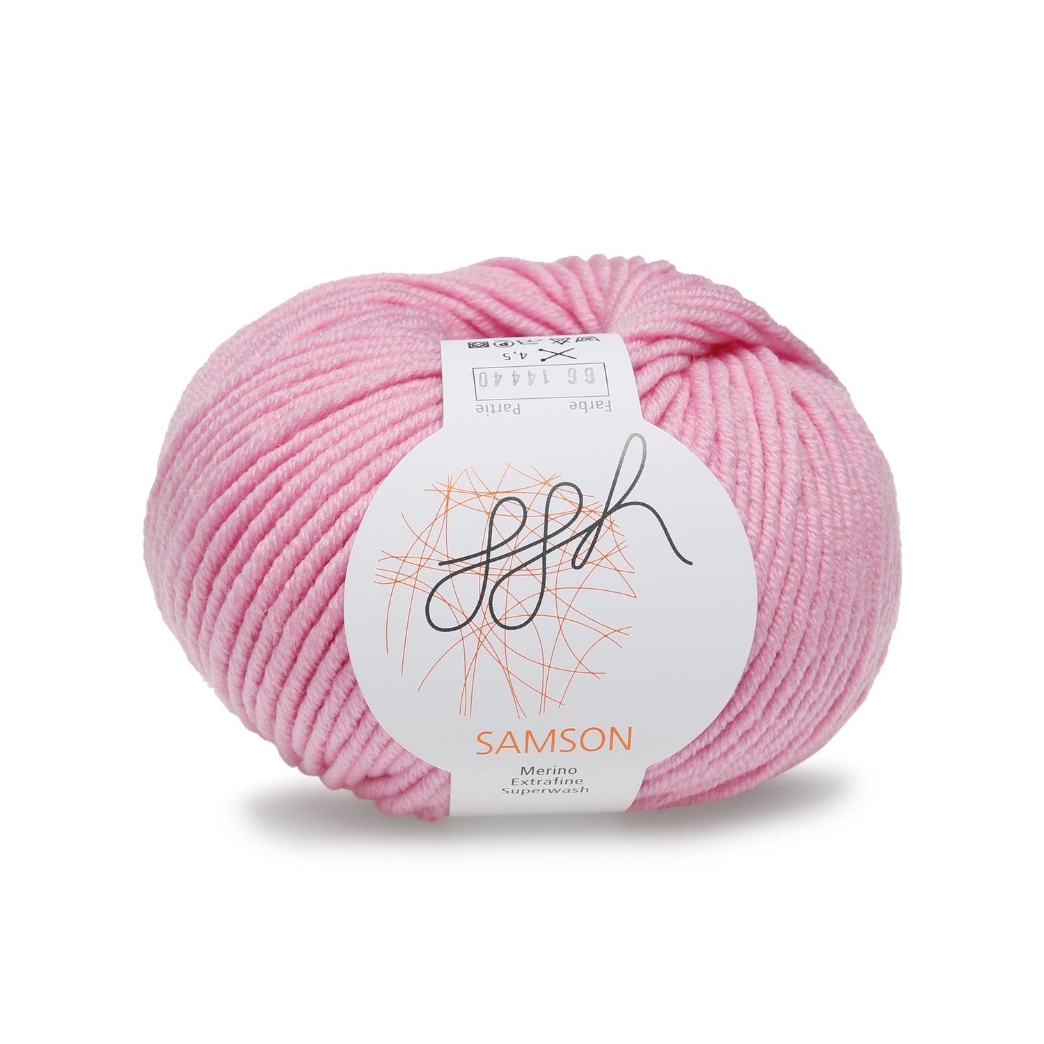 ggh Samson | Merinowolle | 85m/50g | 066 - Pink - ggh Wolle