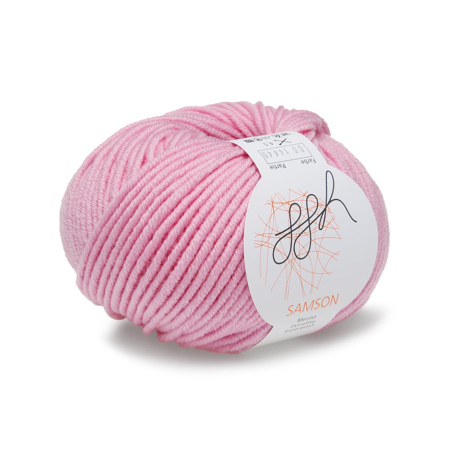 ggh Samson | Merinowolle | 85m/50g | 066 - Pink - ggh Wolle