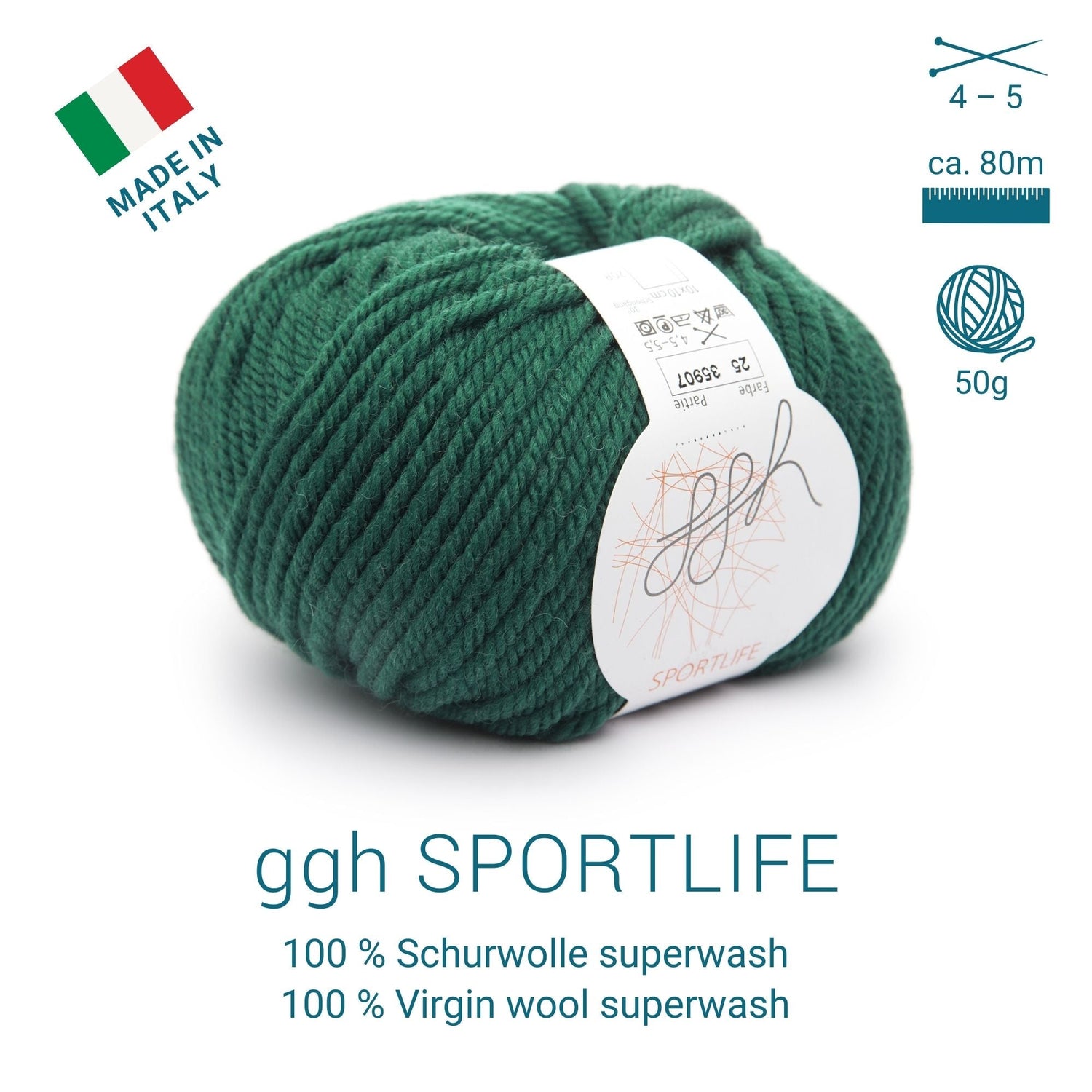 ggh Sportlife | 025 - Flaschengrün - ggh Wolle