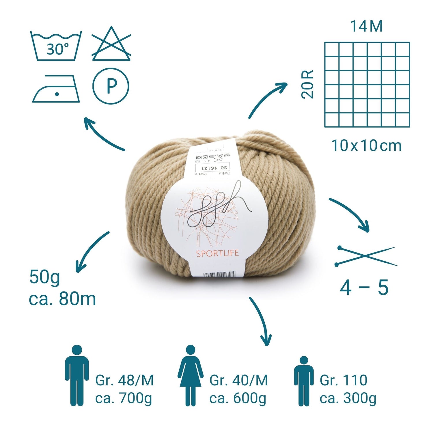 ggh Sportlife | 030 - Zimtzucker - ggh Wolle