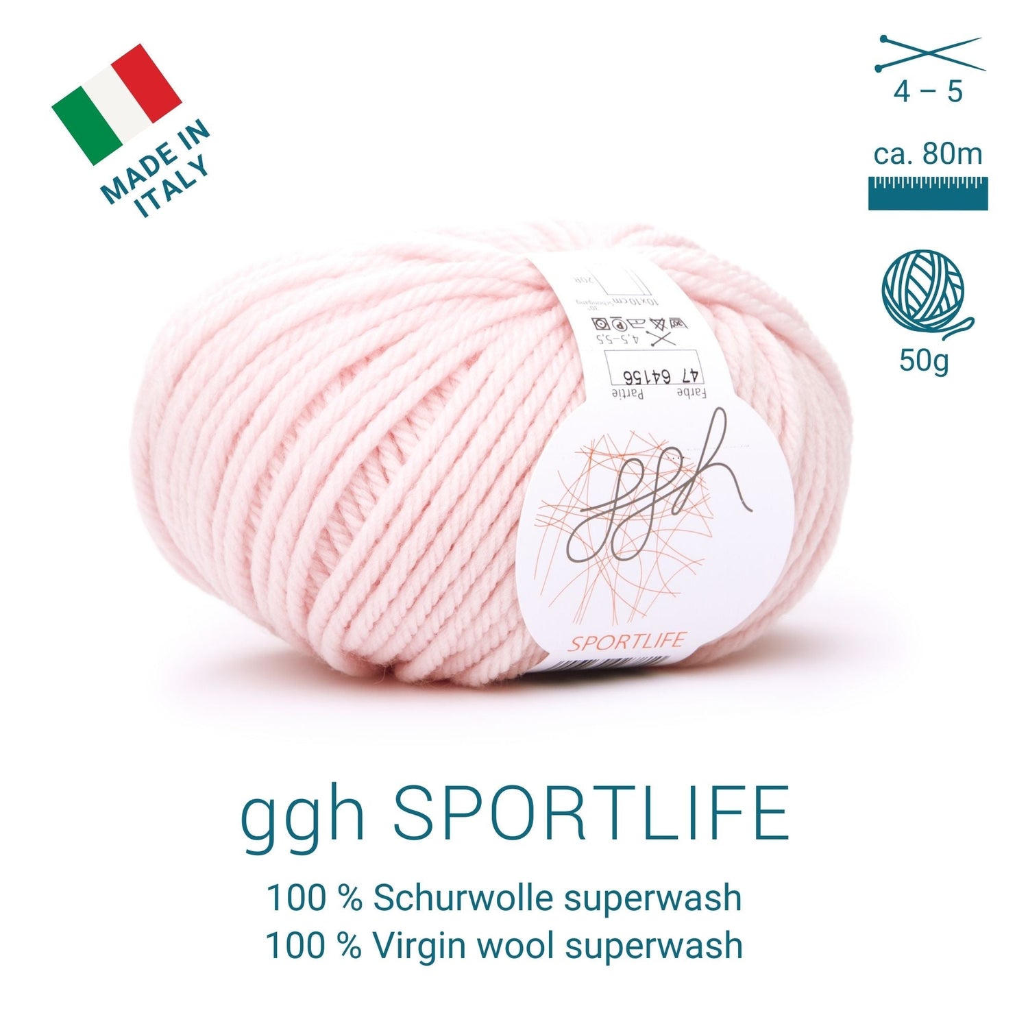 ggh Sportlife | 047 - Rosé - ggh Wolle