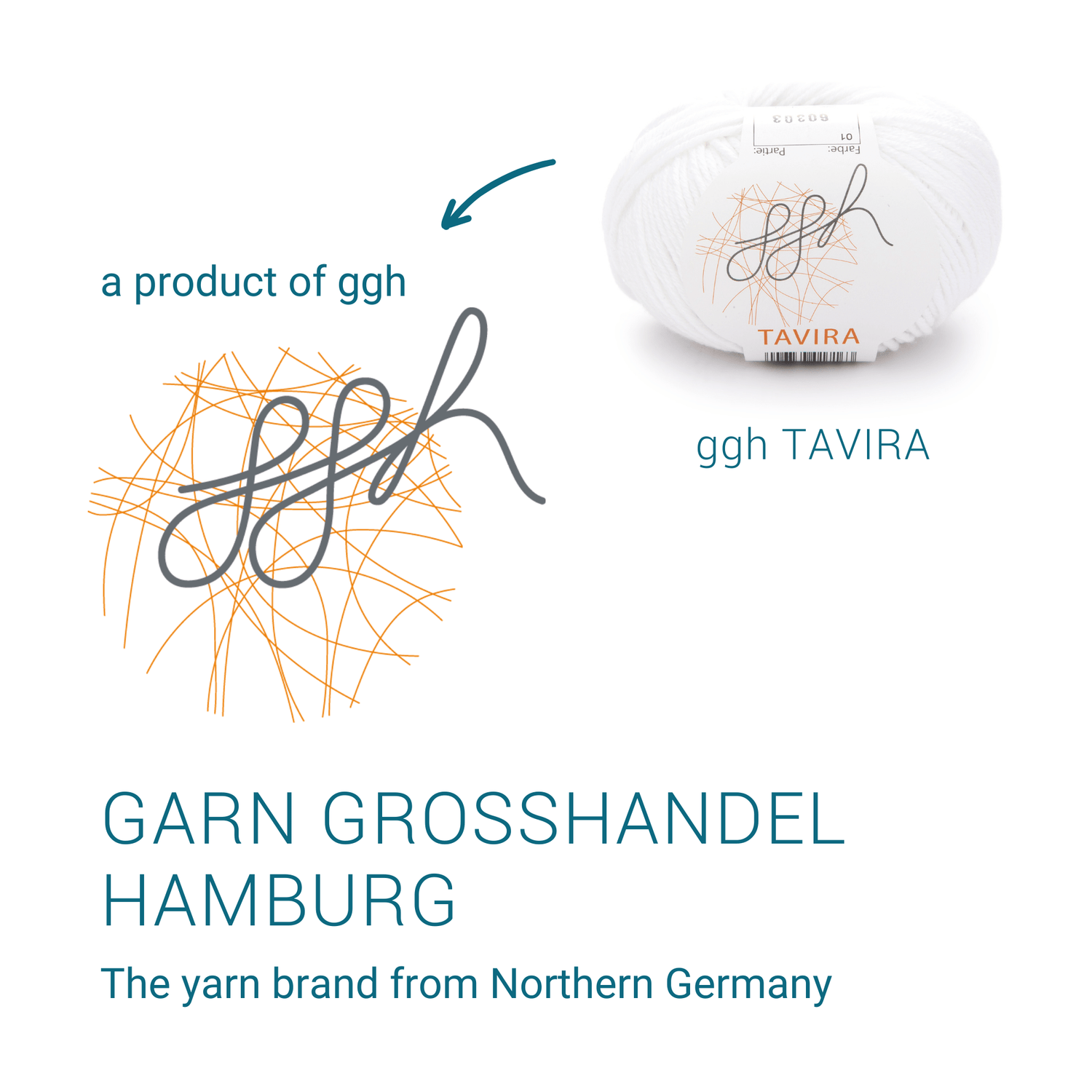 ggh Tavira | 100% Baumwolle | 80m/50g | 001 - Weiß - ggh Wolle