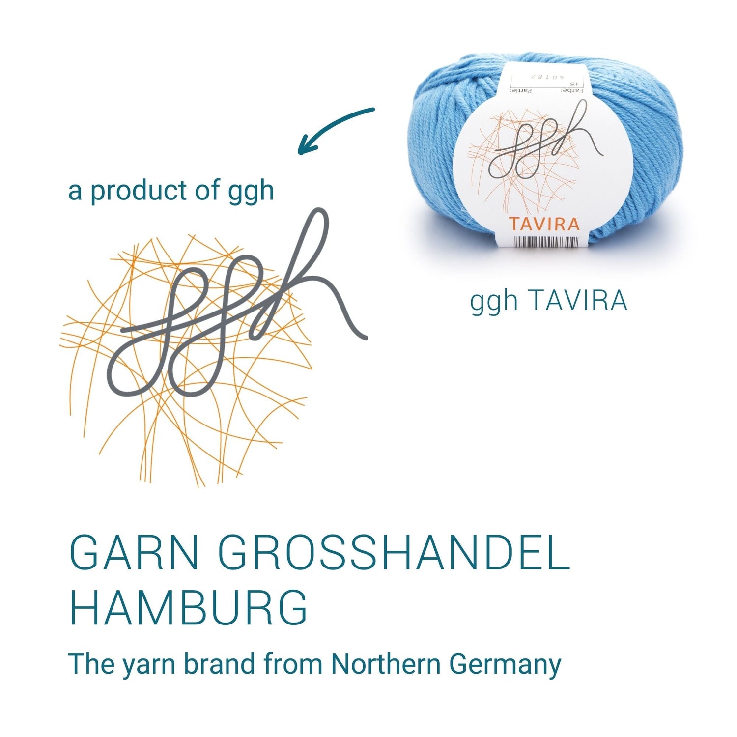 ggh Tavira | 100% Baumwolle | 80m/50g | 015 - Aqua - ggh Wolle