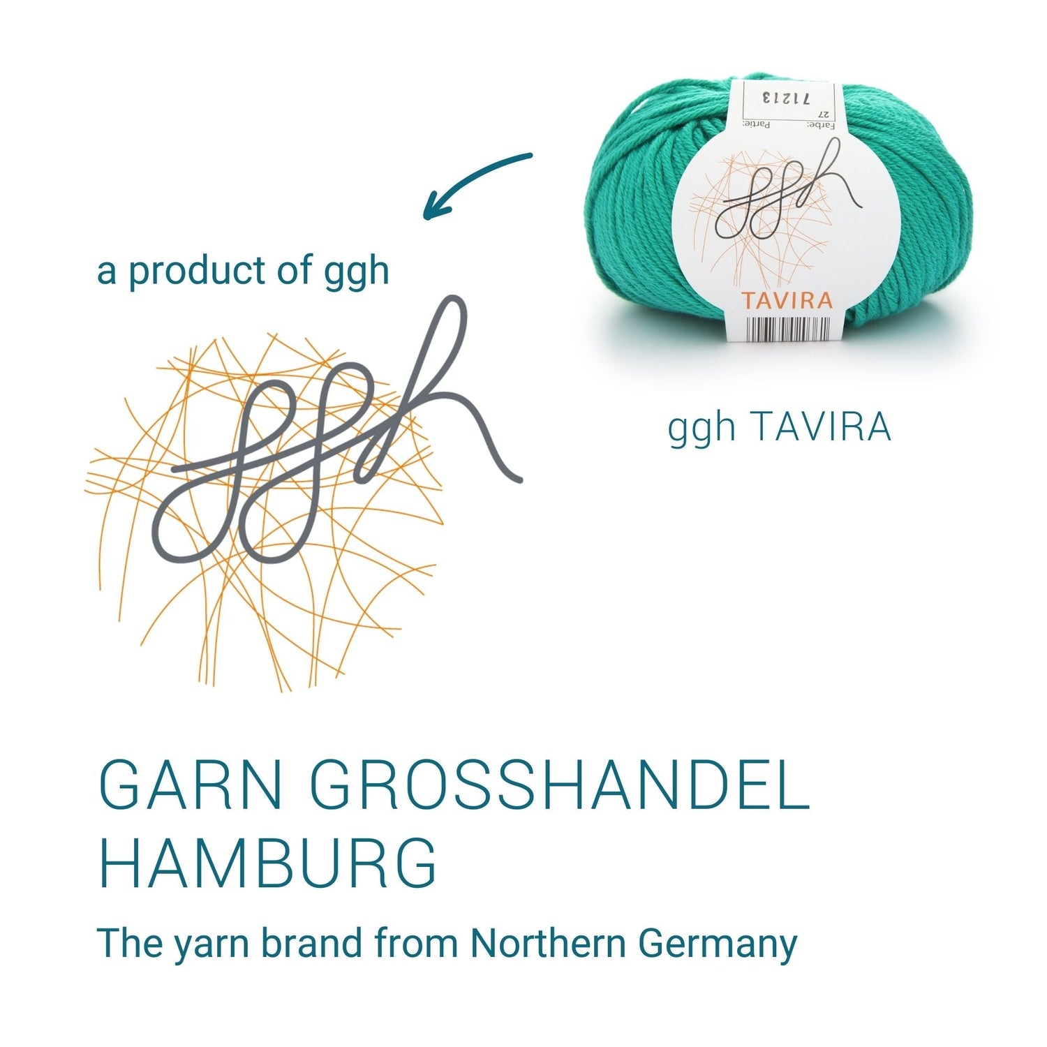 ggh Tavira | 100% Baumwolle | 80m/50g | 027 - Chromgrün - ggh Wolle