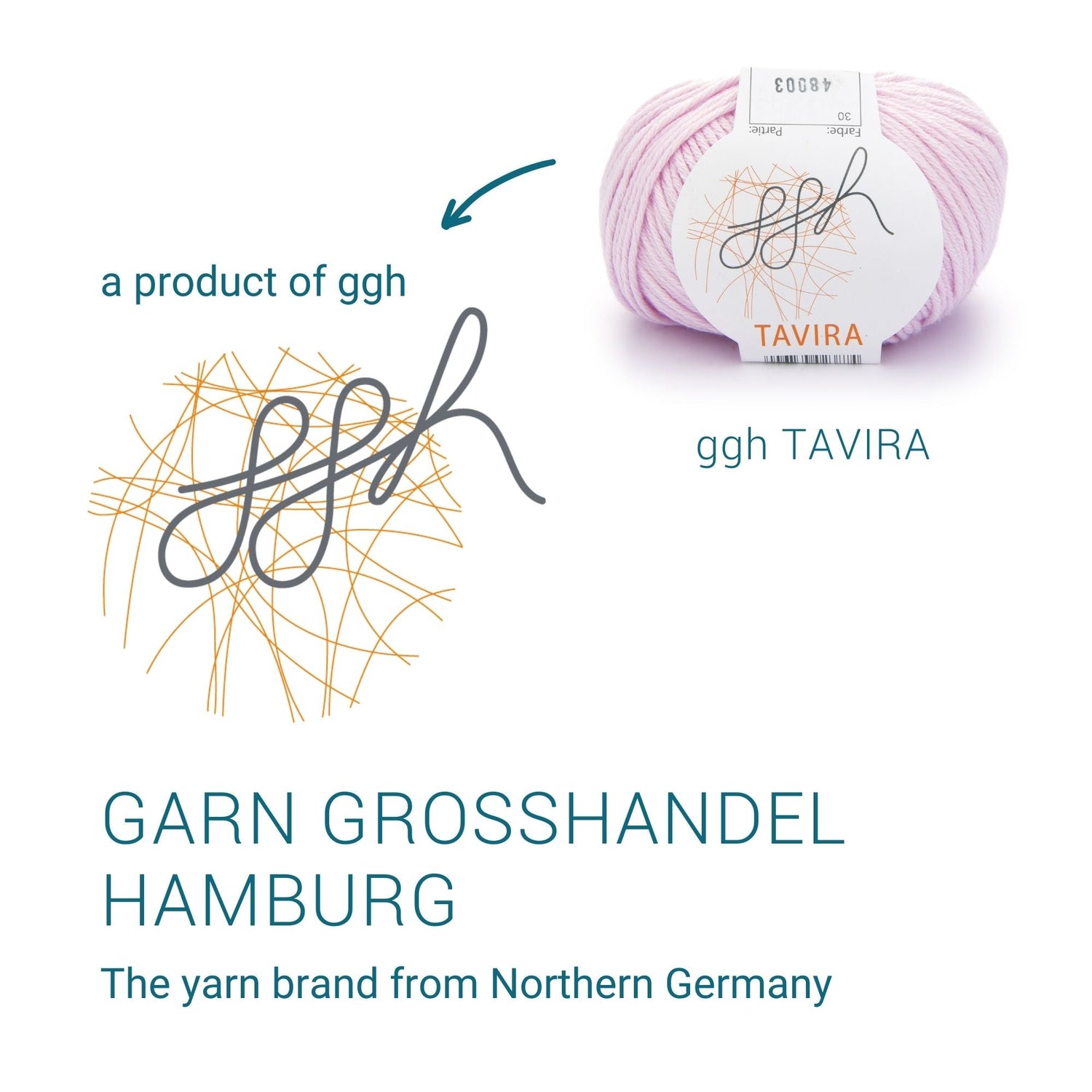 ggh Tavira | 100% Baumwolle | 80m/50g | 030 - Hellrosa - ggh Wolle