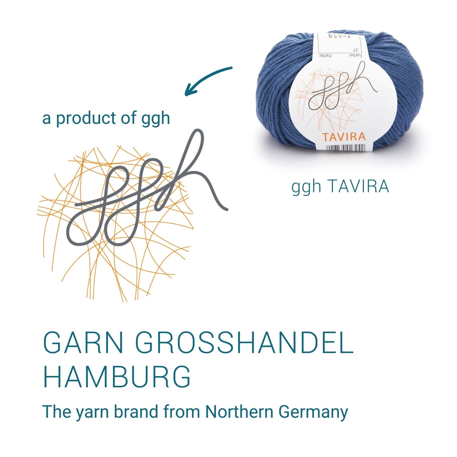 ggh Tavira | 100% Baumwolle | 80m/50g | 037 - Weiches Indigo - ggh Wolle