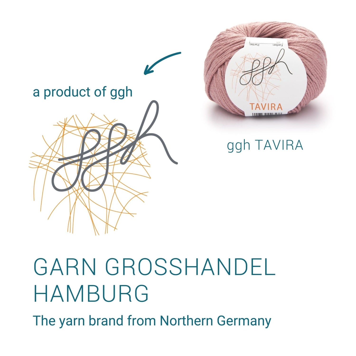 ggh Tavira | 100% Baumwolle | 80m/50g | 040 - Rosenholz - ggh Wolle