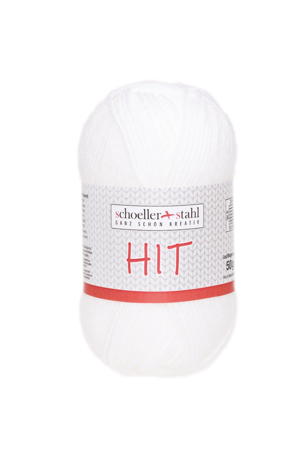 HIT 50G | Farbe 01 - WEISS - ggh Wolle